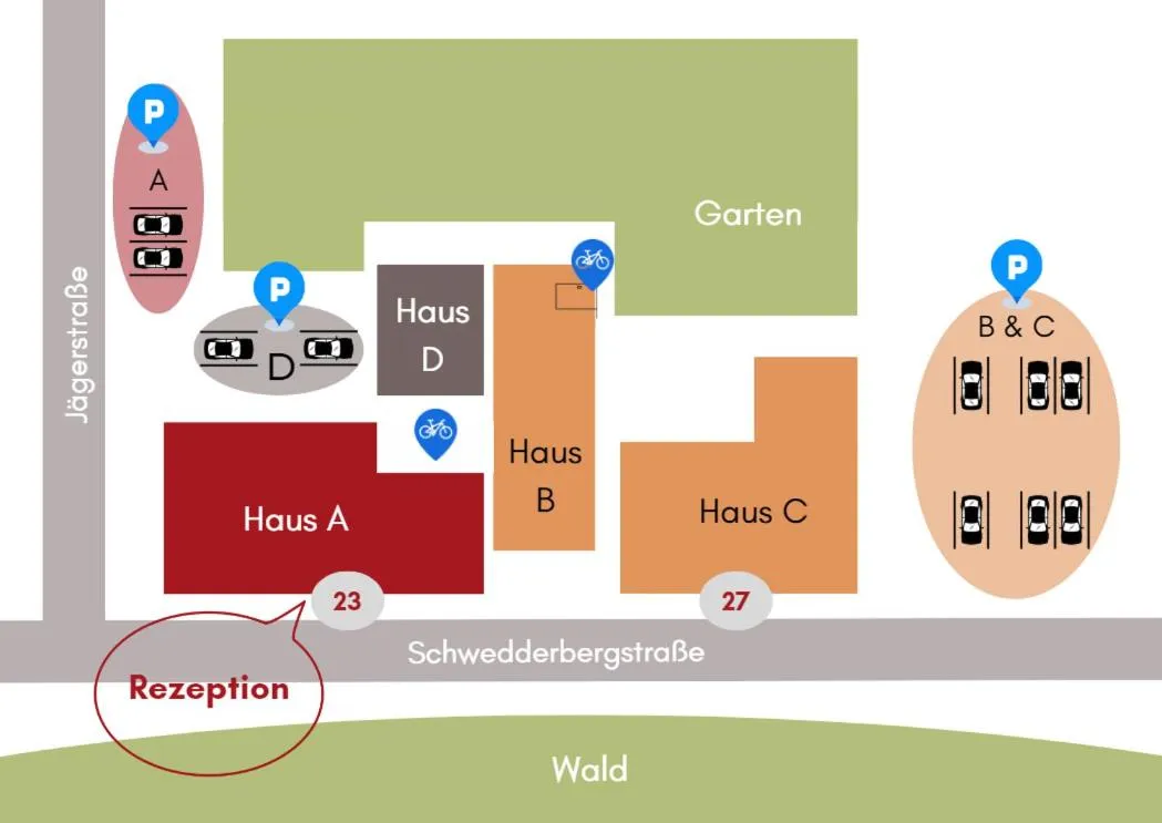 Floor plan in Le petit Palais - Hotel/Pension
