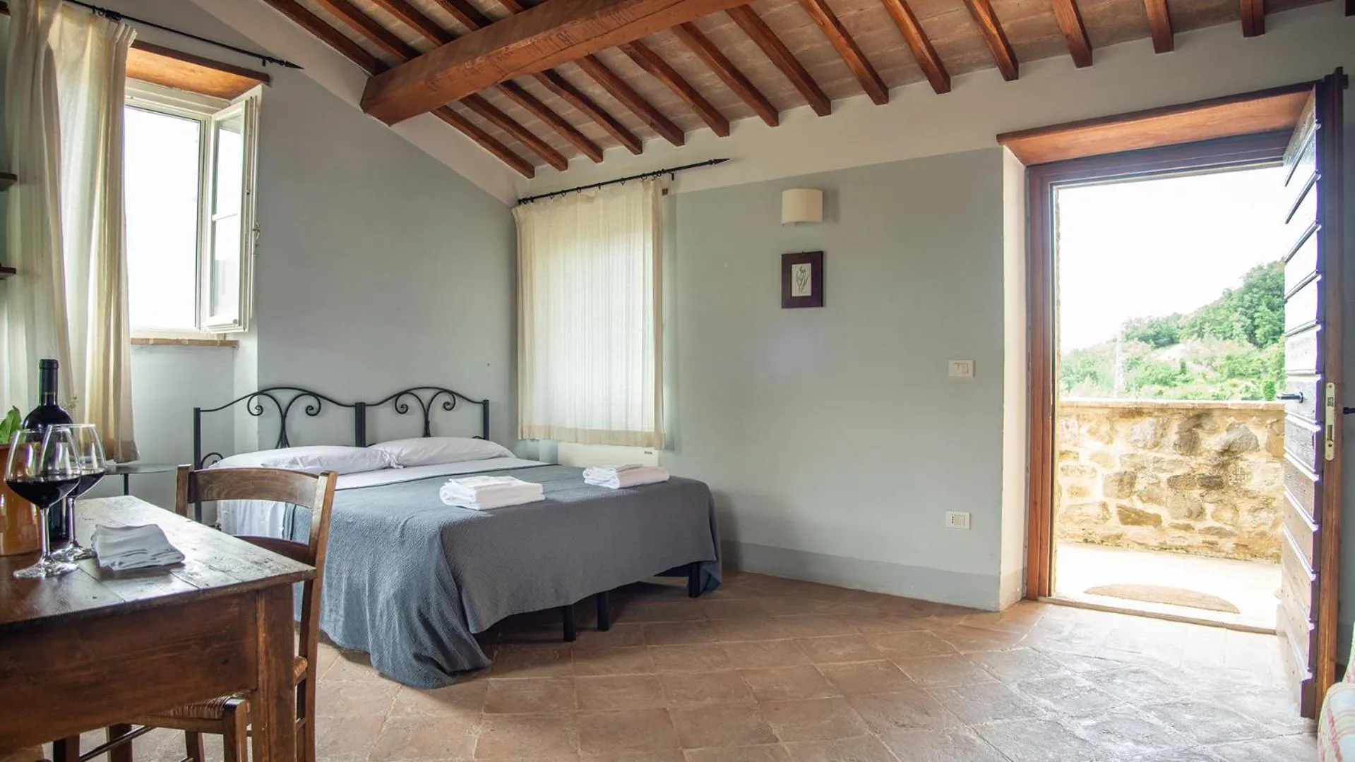 Bedroom, Bed in Casale Merlino