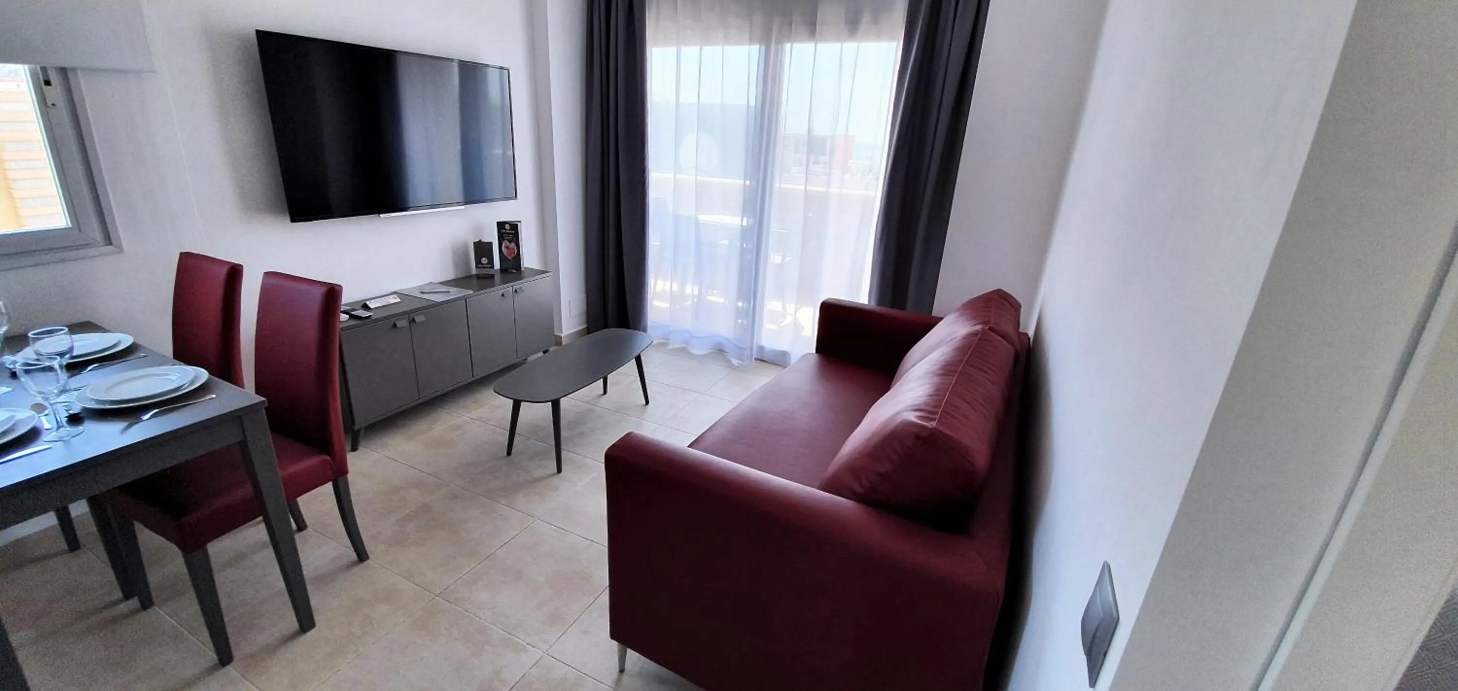 Seating area in Los Álamos