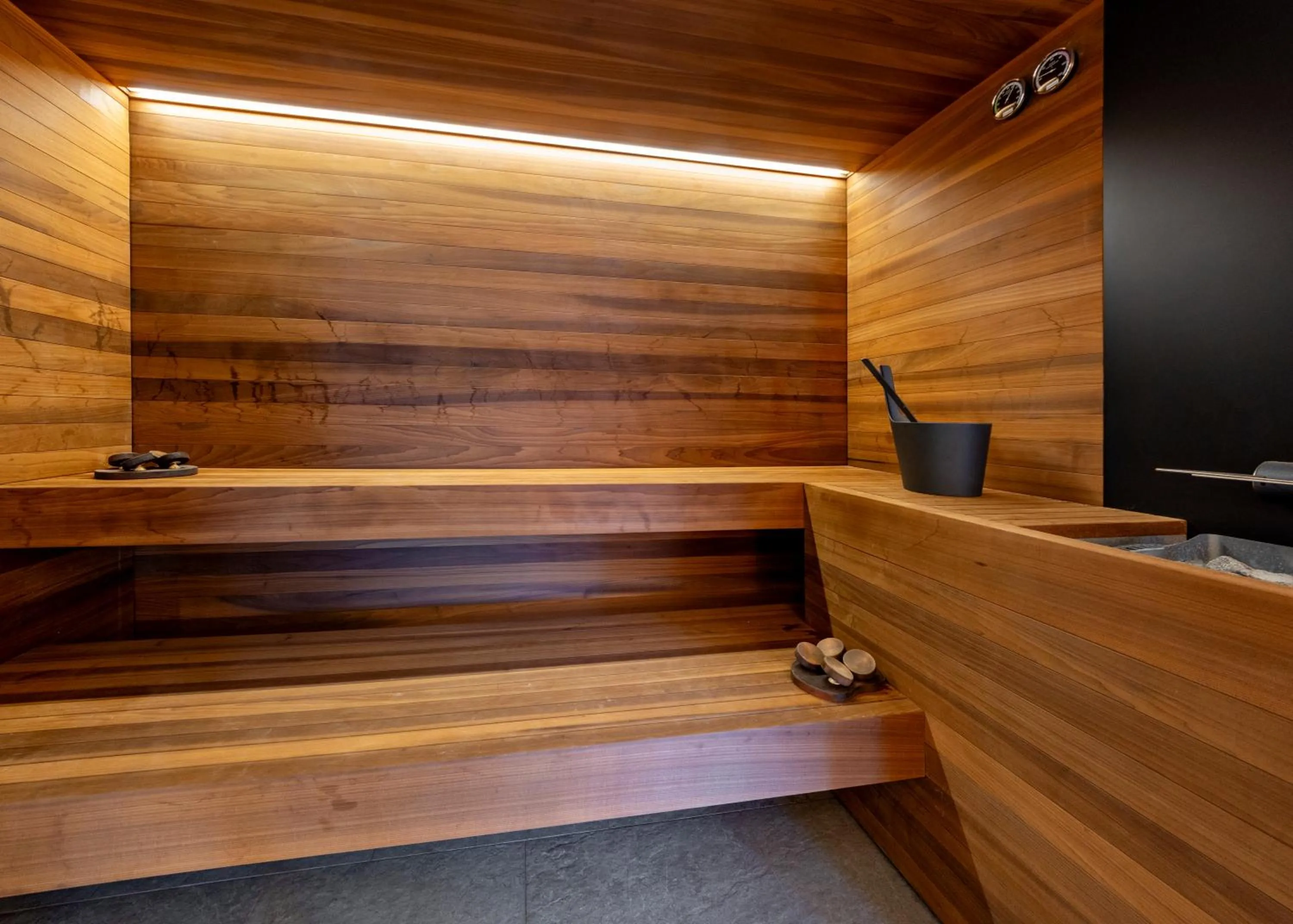Sauna in Monza Dolomites Hotel