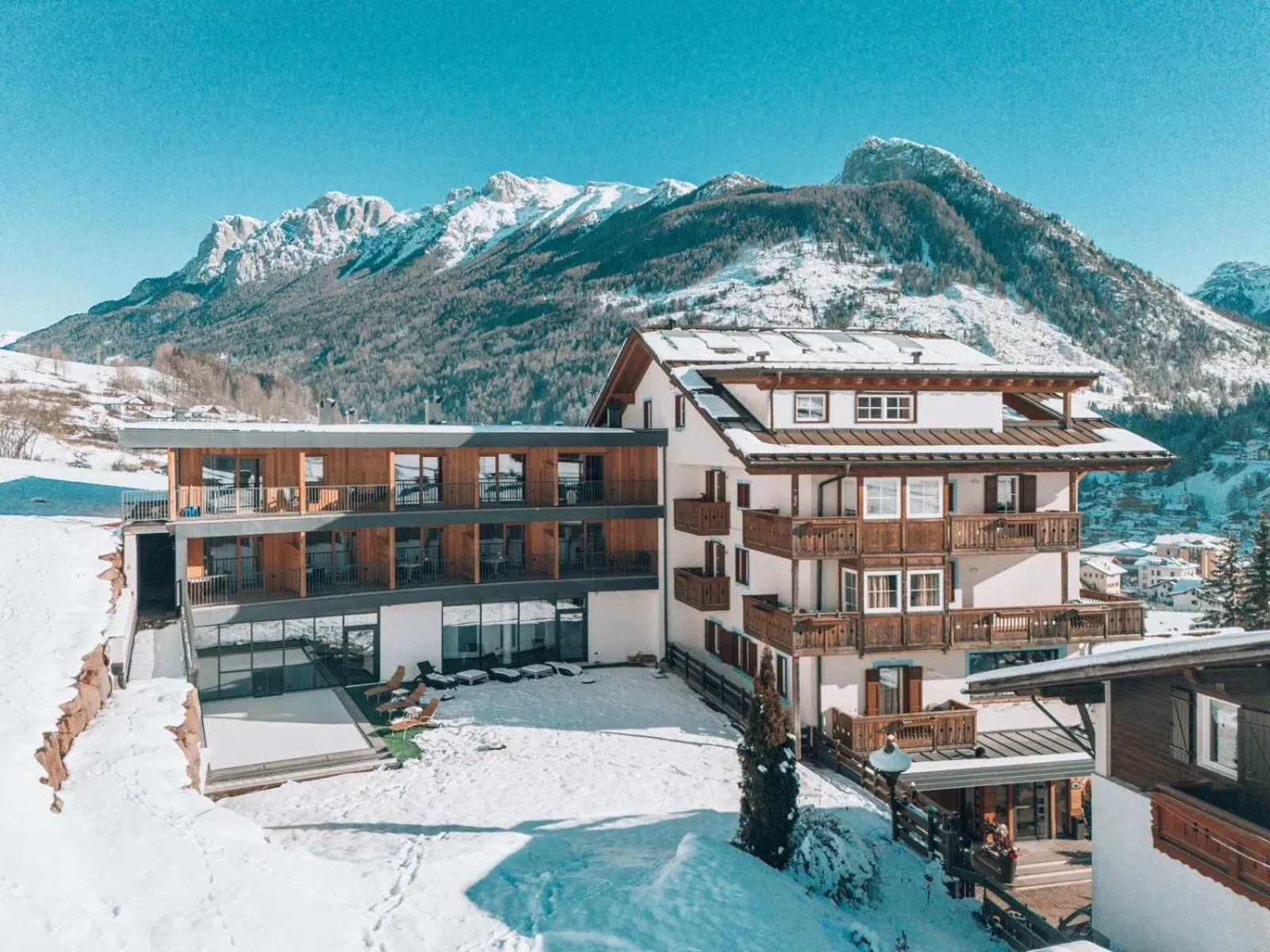 Property building in Monza Dolomites Hotel