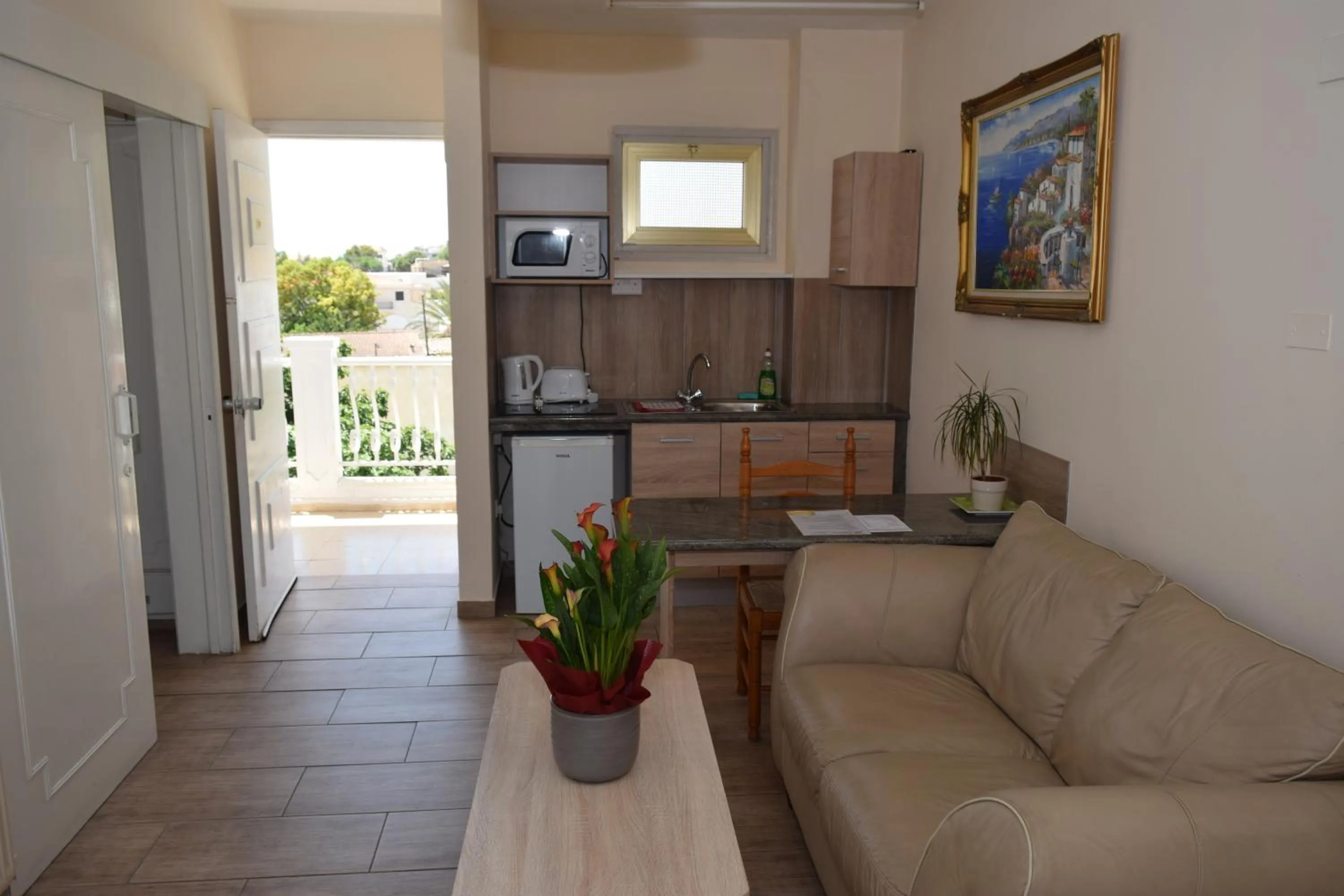 Kitchen or kitchenette in Antonis G. Hotel Apartments