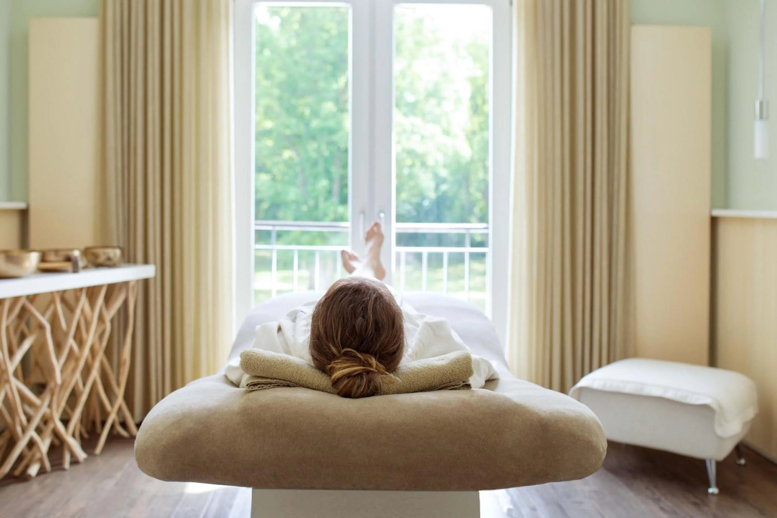 Spa and wellness centre/facilities, Bed in Upstalsboom Kühlungsborn