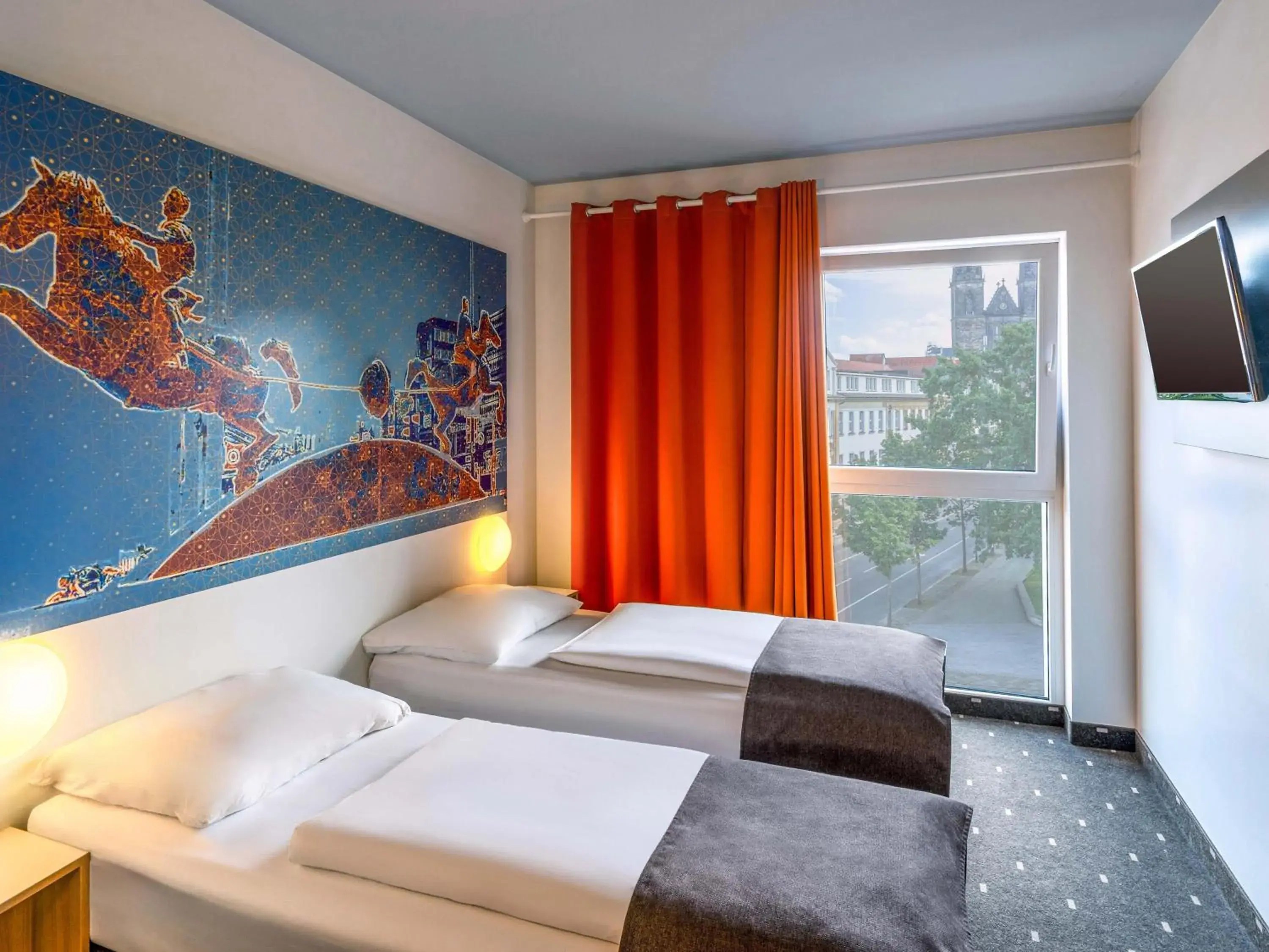 Twin Room in B&B HOTEL Magdeburg-City Twin Room in B&B HOTEL Magdeburg-City