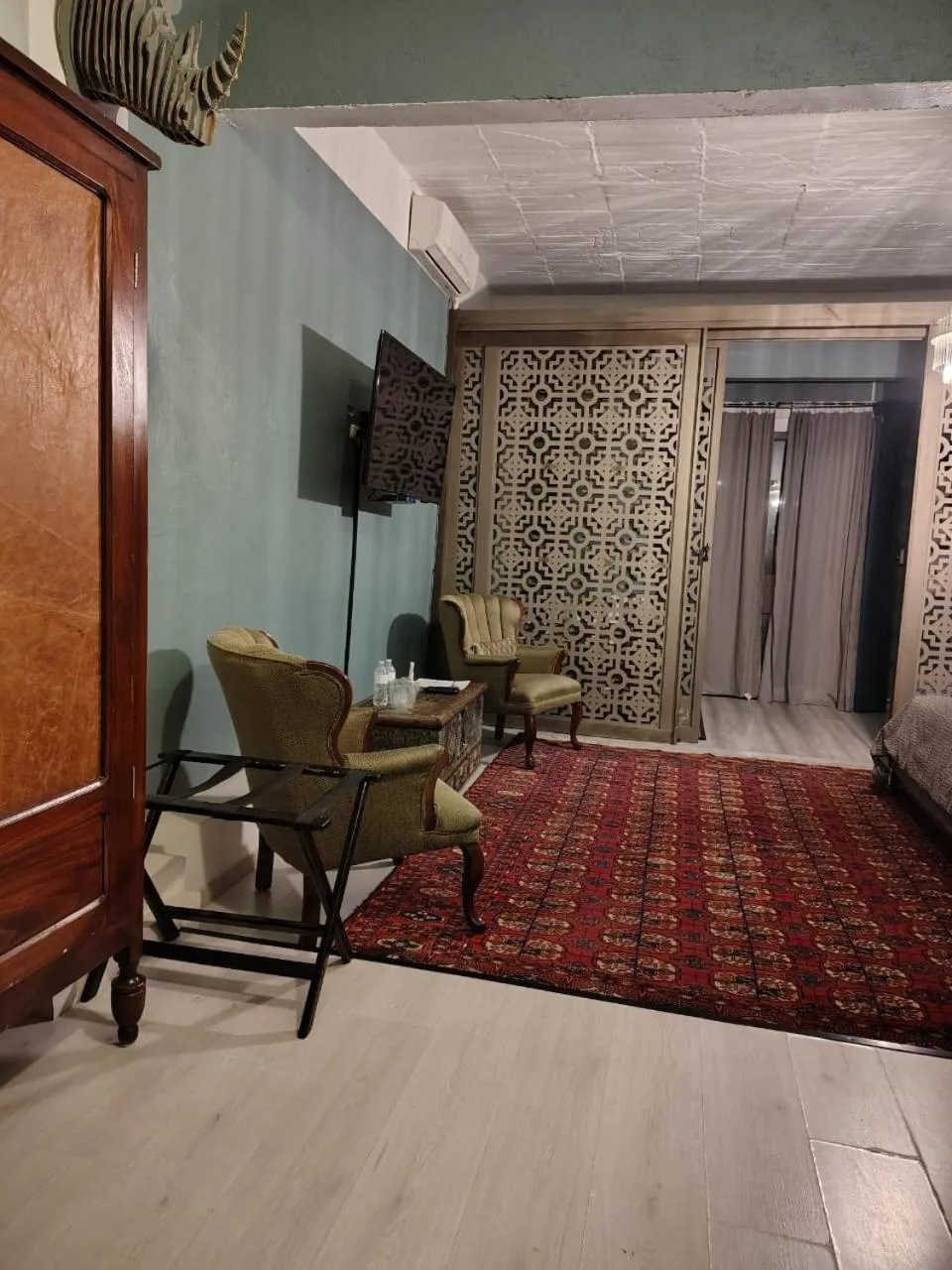 Living room in La Casa del Atrio