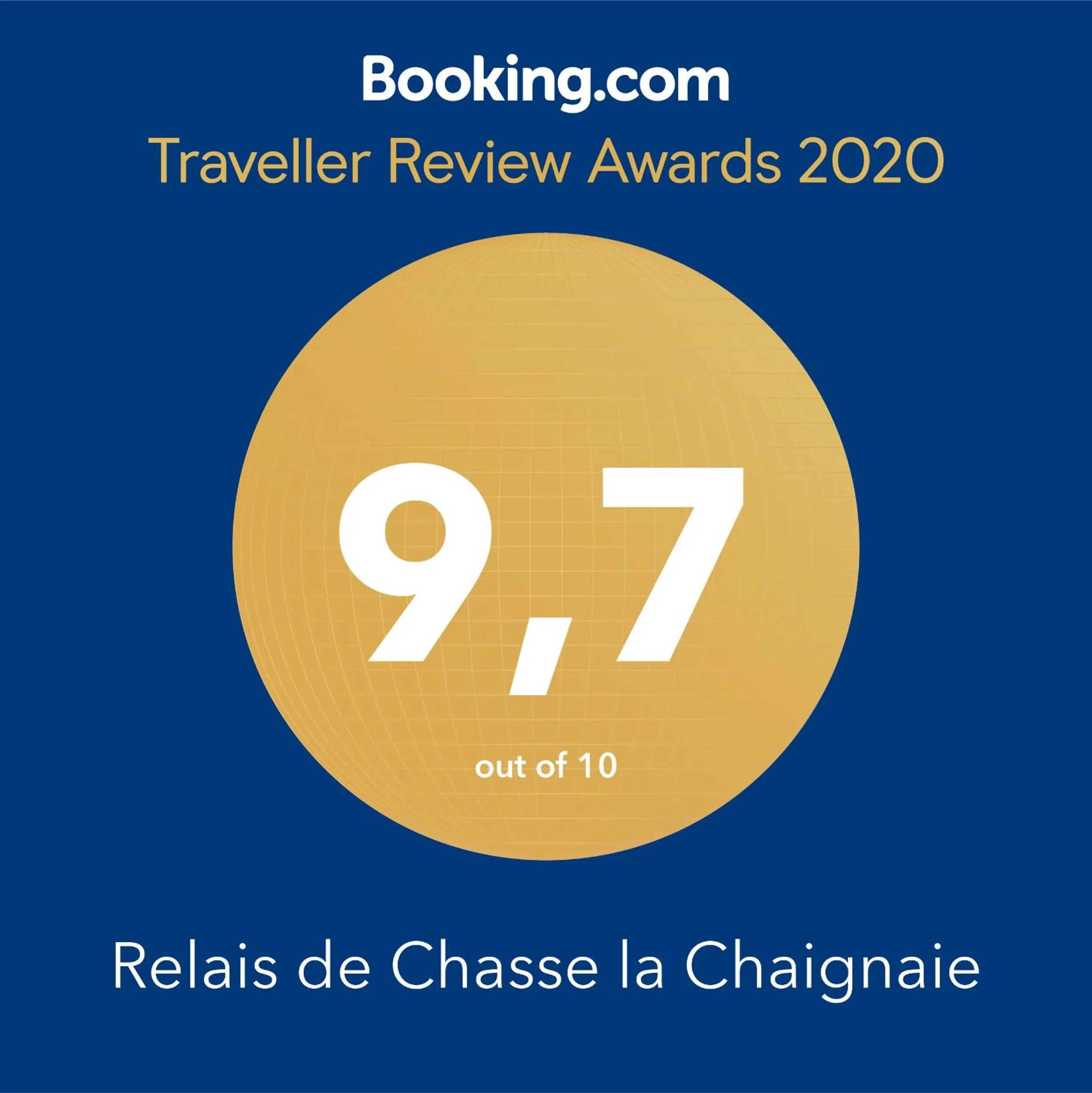 Logo/Certificate/Sign in Relais de Chasse la Chaignaie