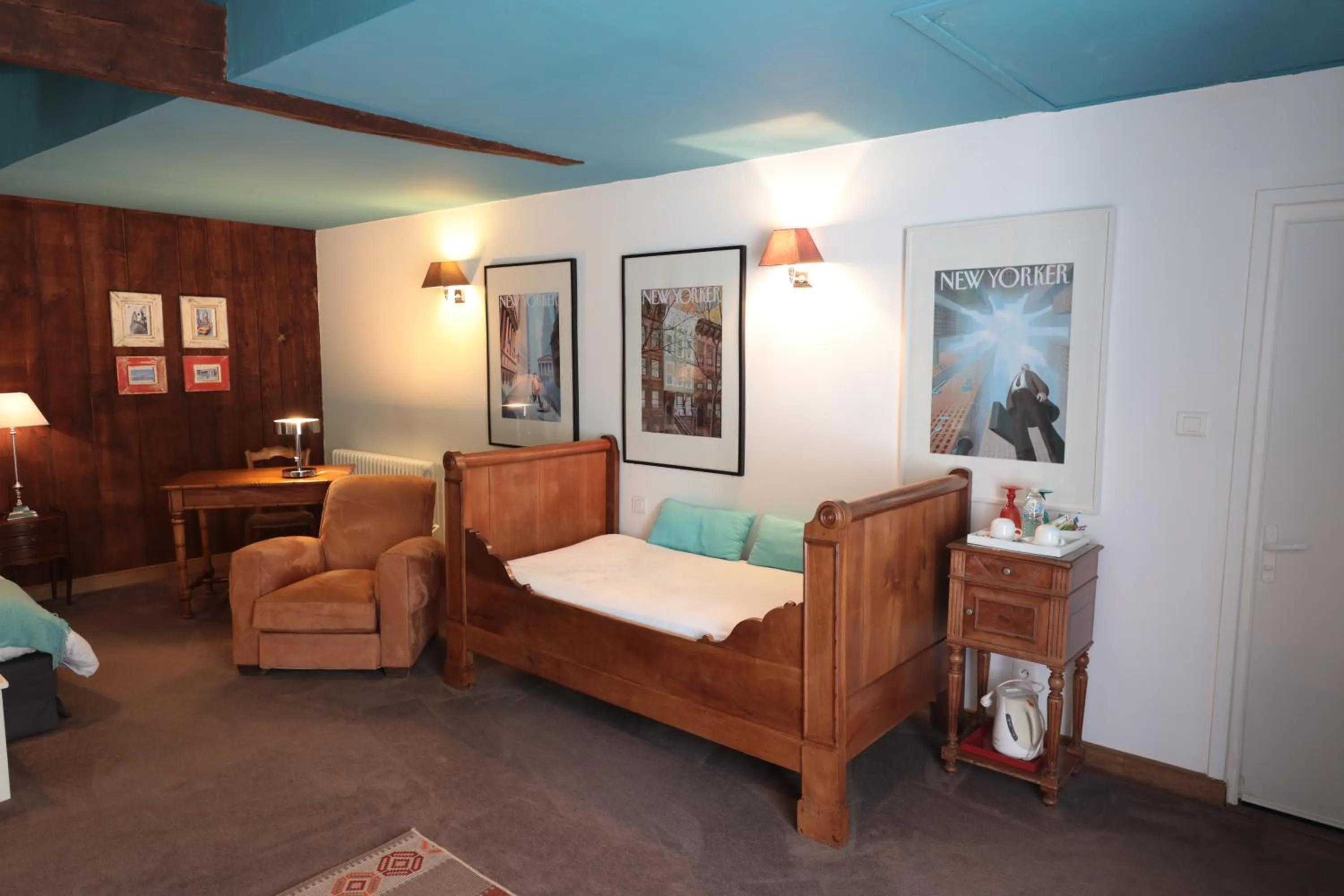 Bed in Relais de Chasse la Chaignaie