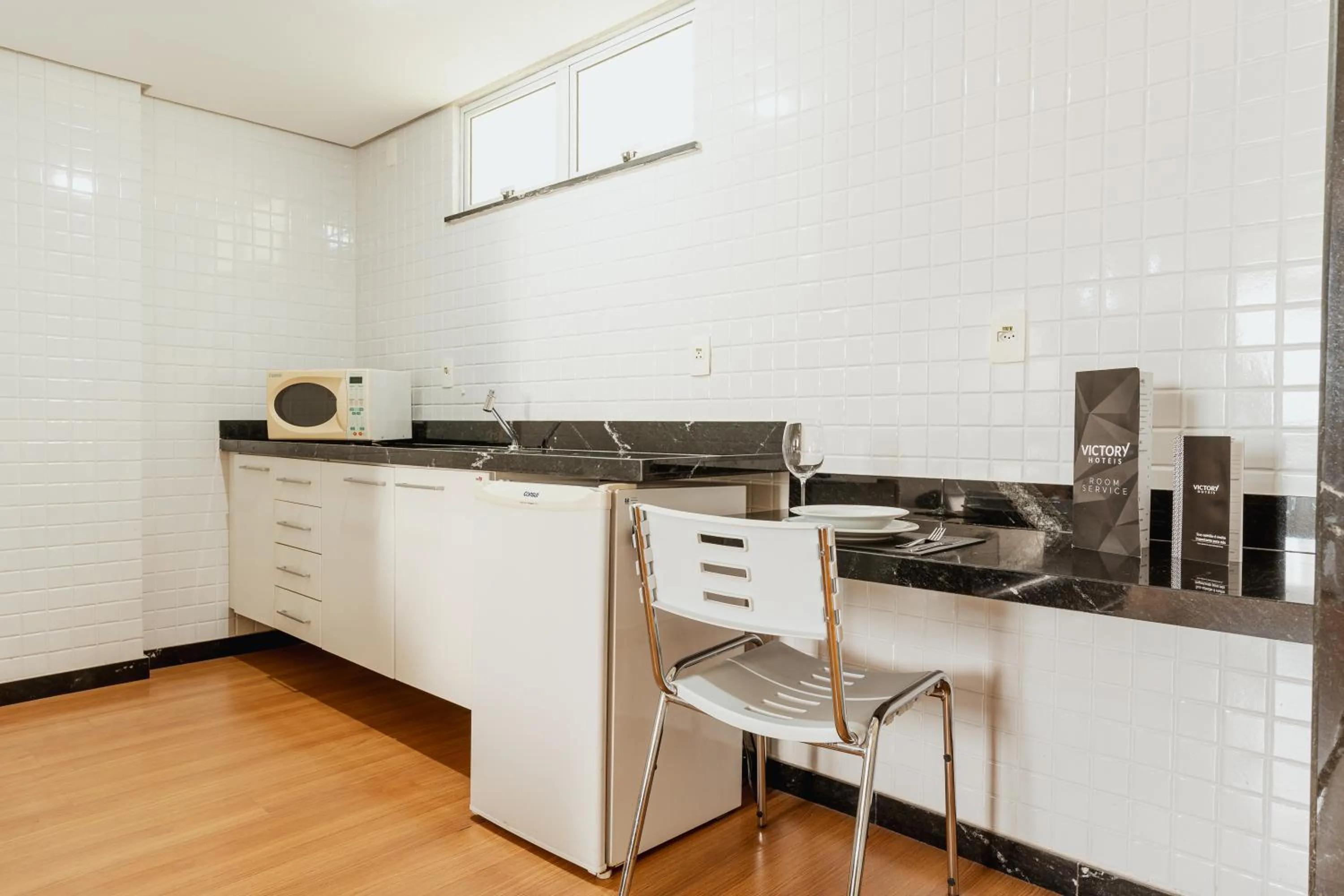 kitchen in Victory Suites
