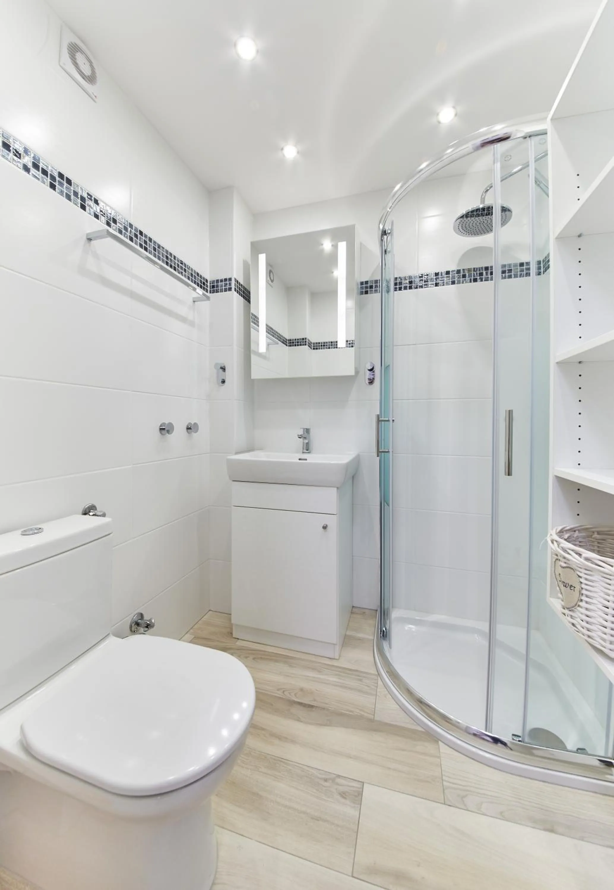 Shower in Appartement Hotspot