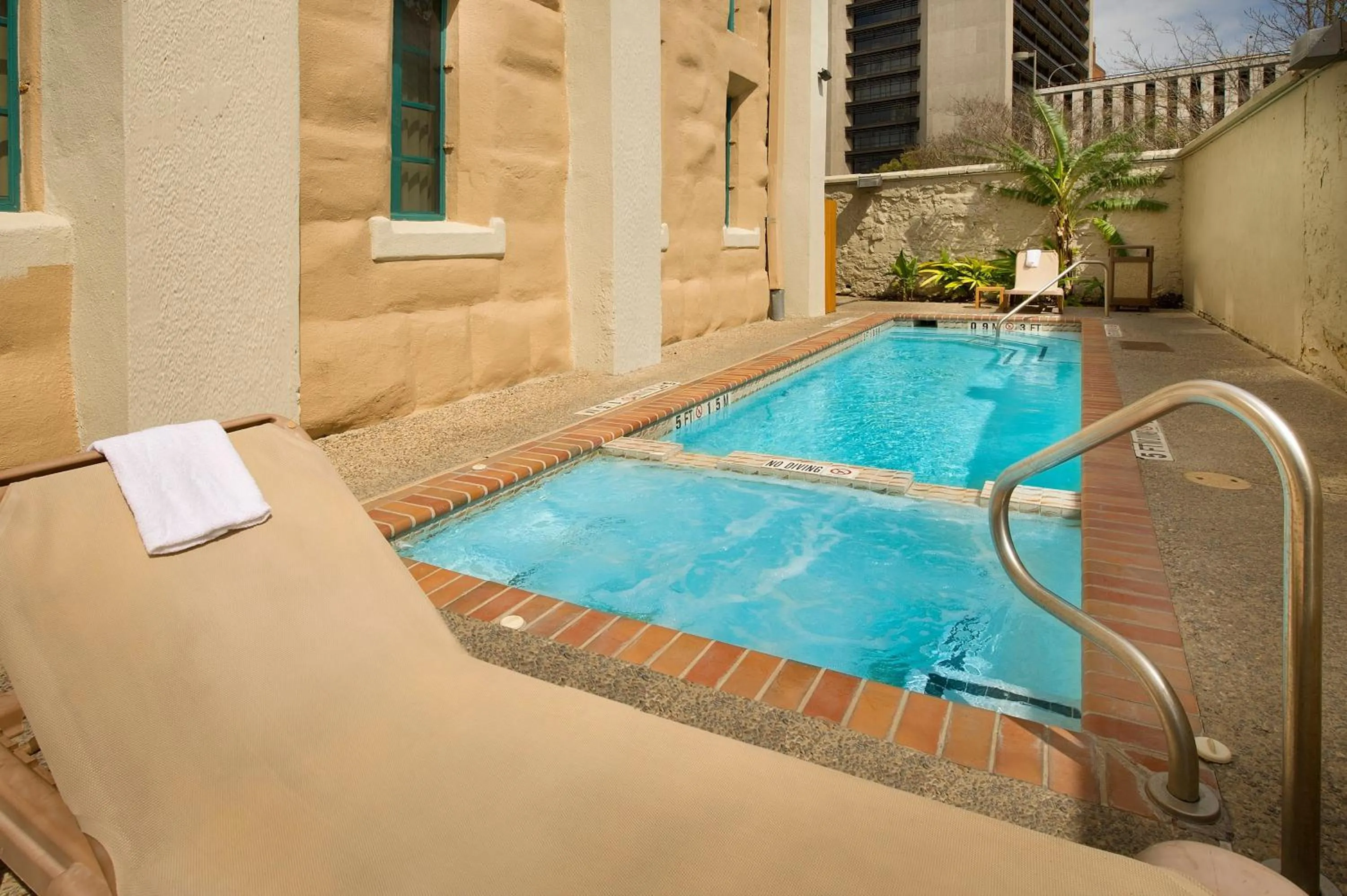 Swimming pool in Holiday Inn Express San Antonio North Riverwalk Area by IHG