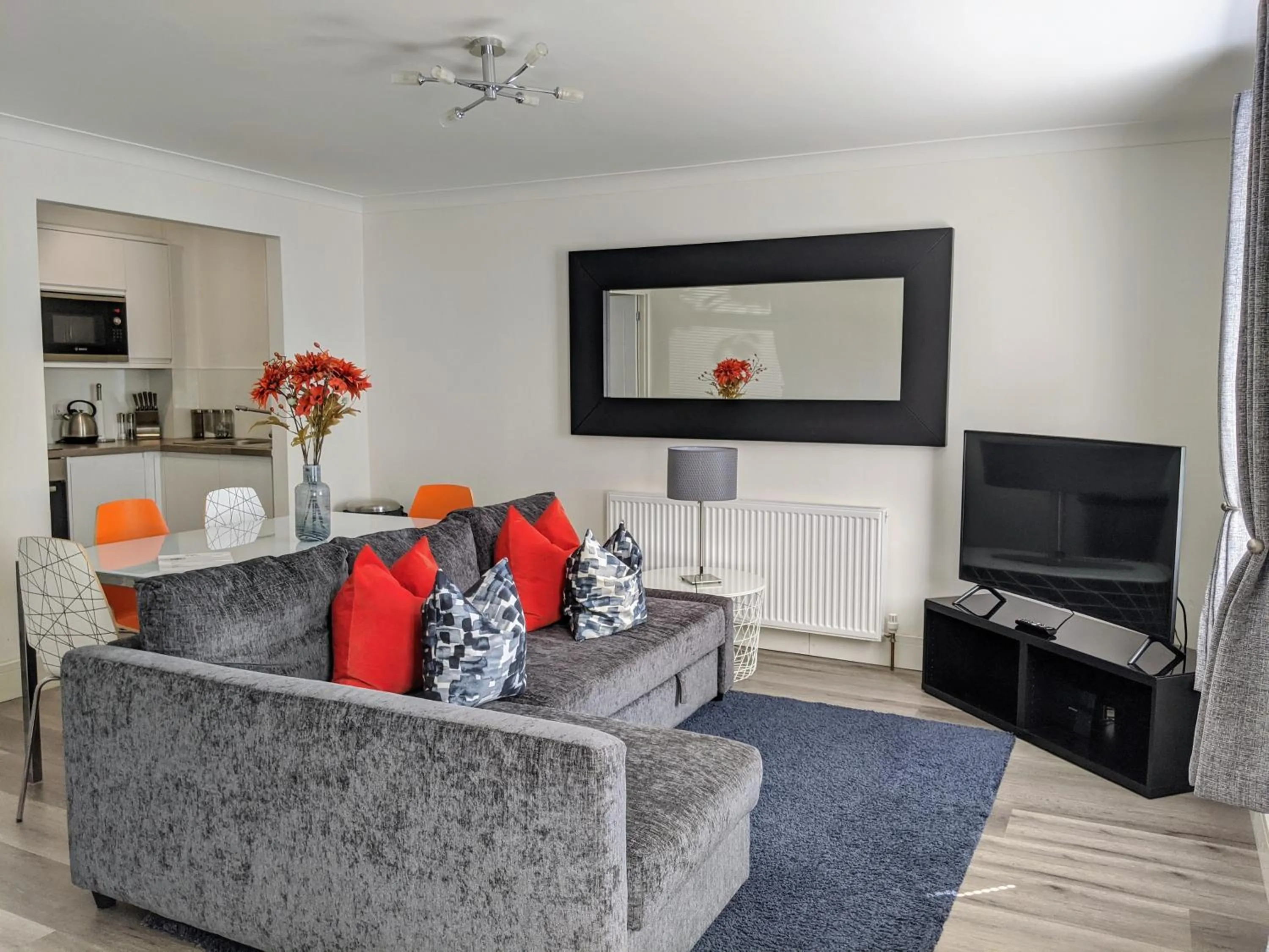Living room in Saffron Court by Wycombe Apartments - Apt 06