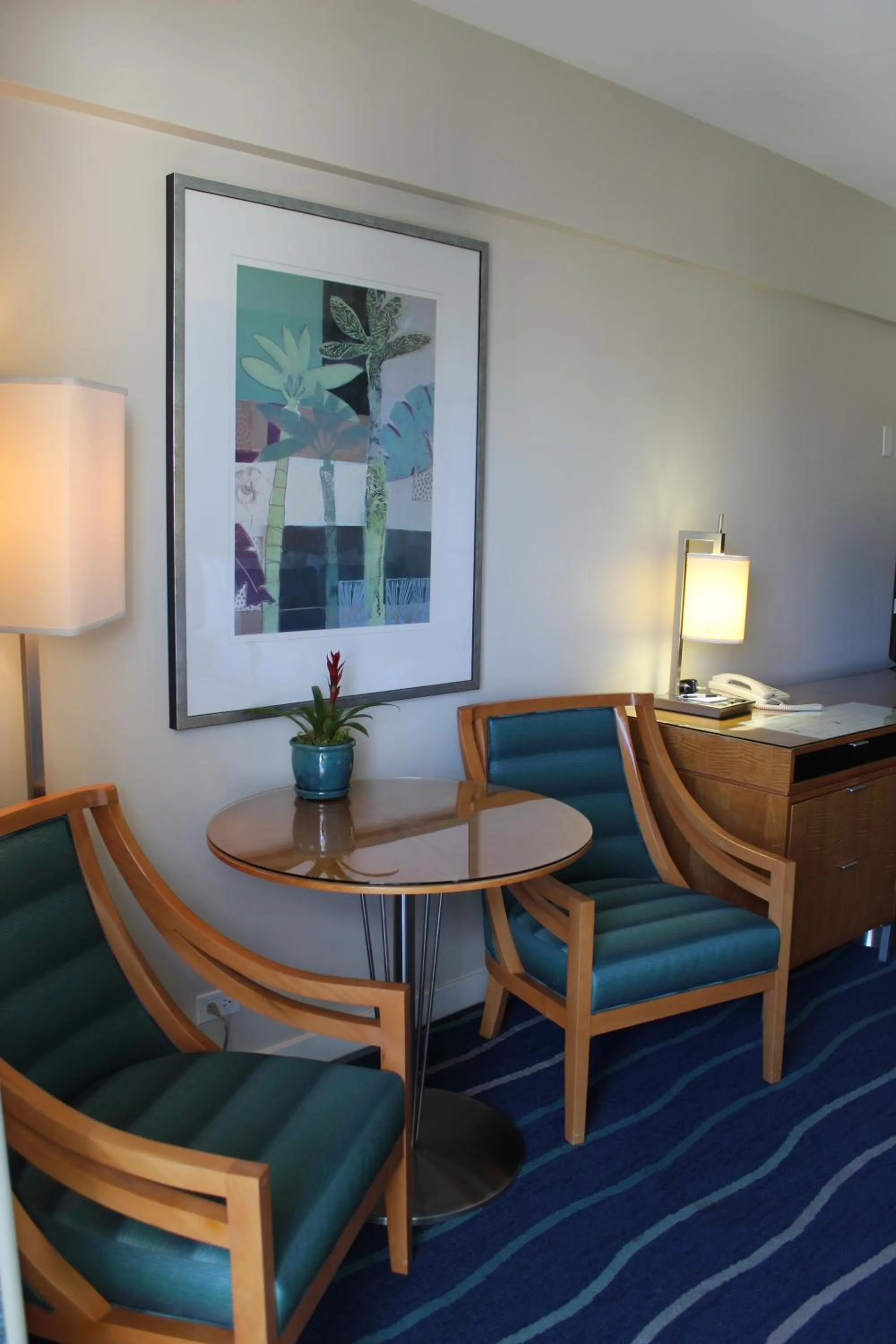 Seating area in LSI Resorts at Ala Moana