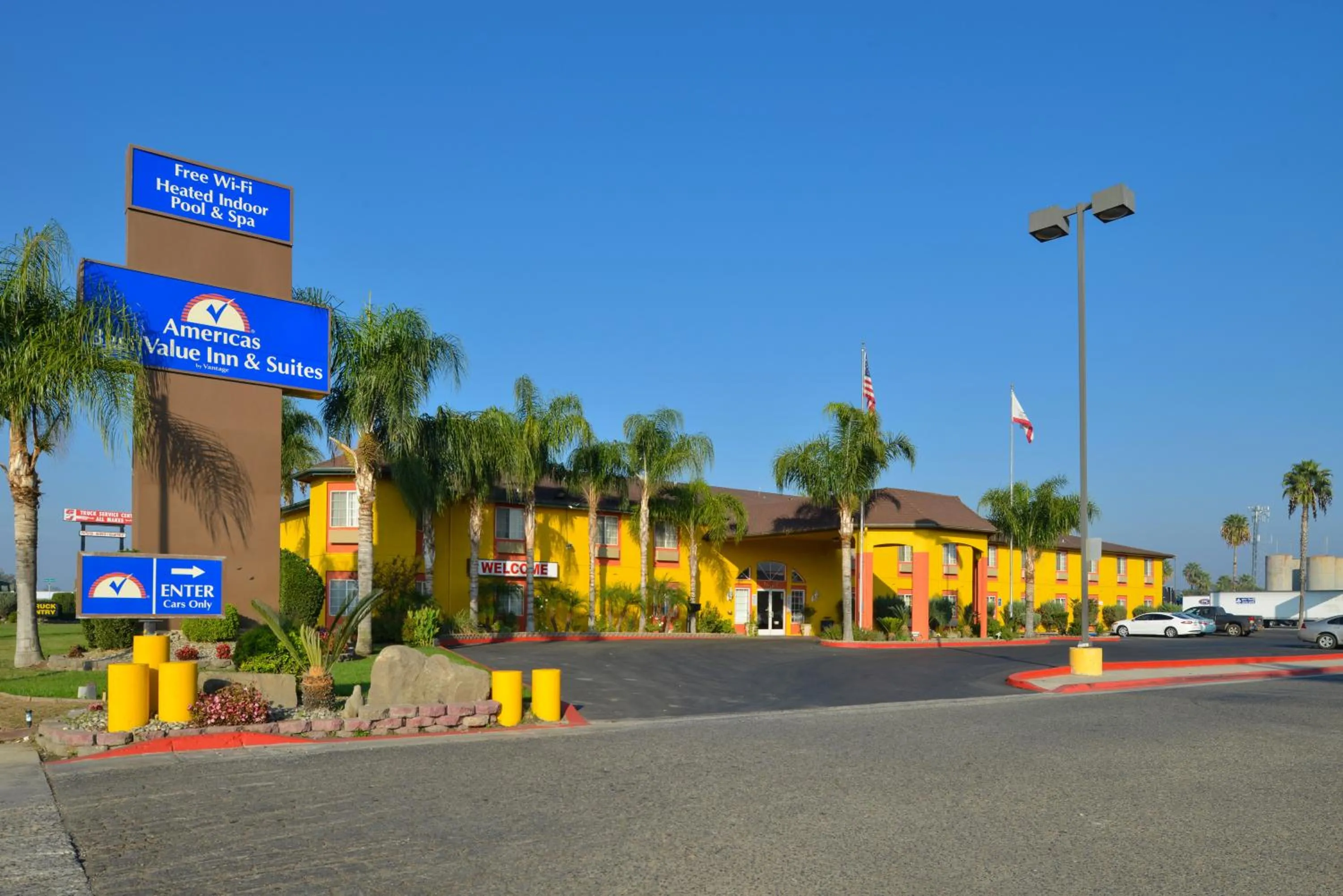 Property logo or sign in Americas Best Value Inn & Suites Madera