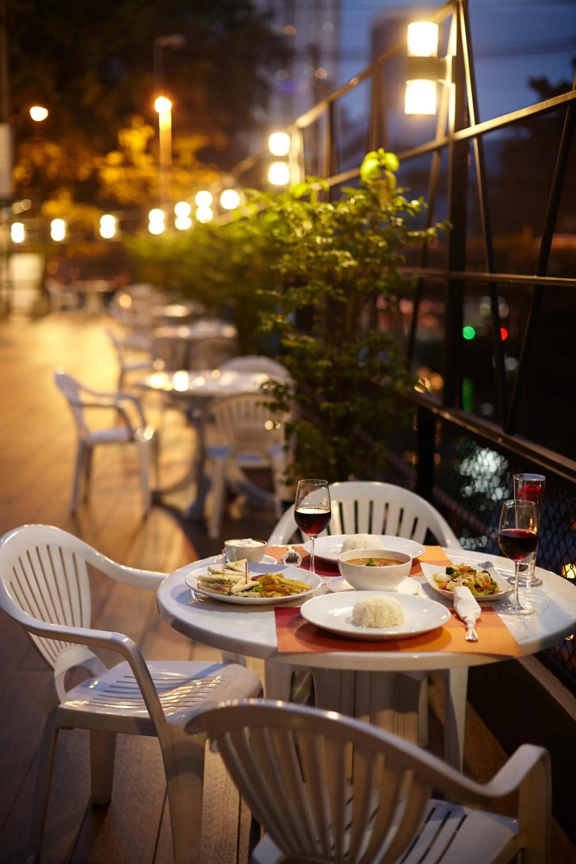 Patio in Anya Nana at Sukhumvit Bangkok