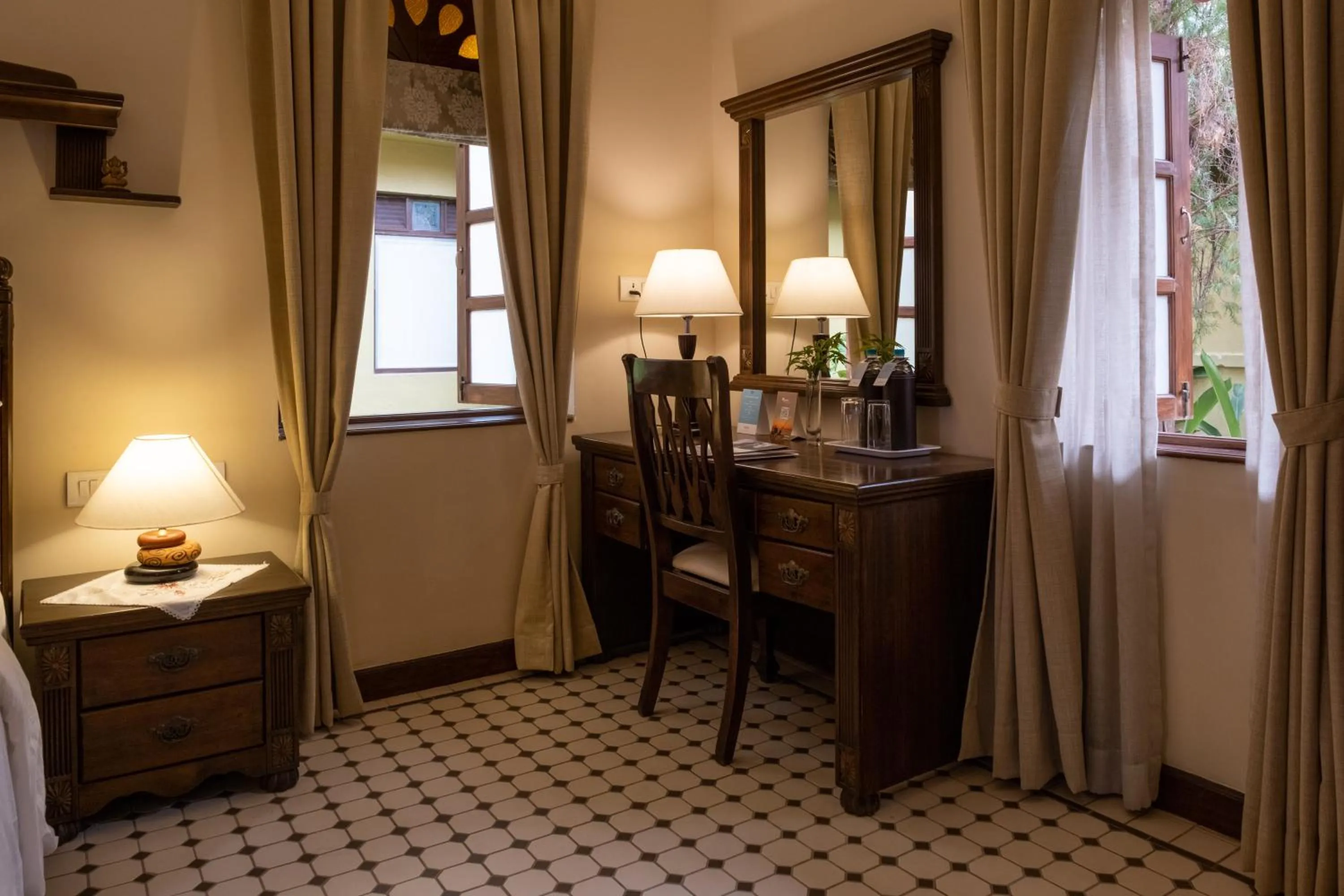 Seating area in Mercure Goa Devaaya Resort