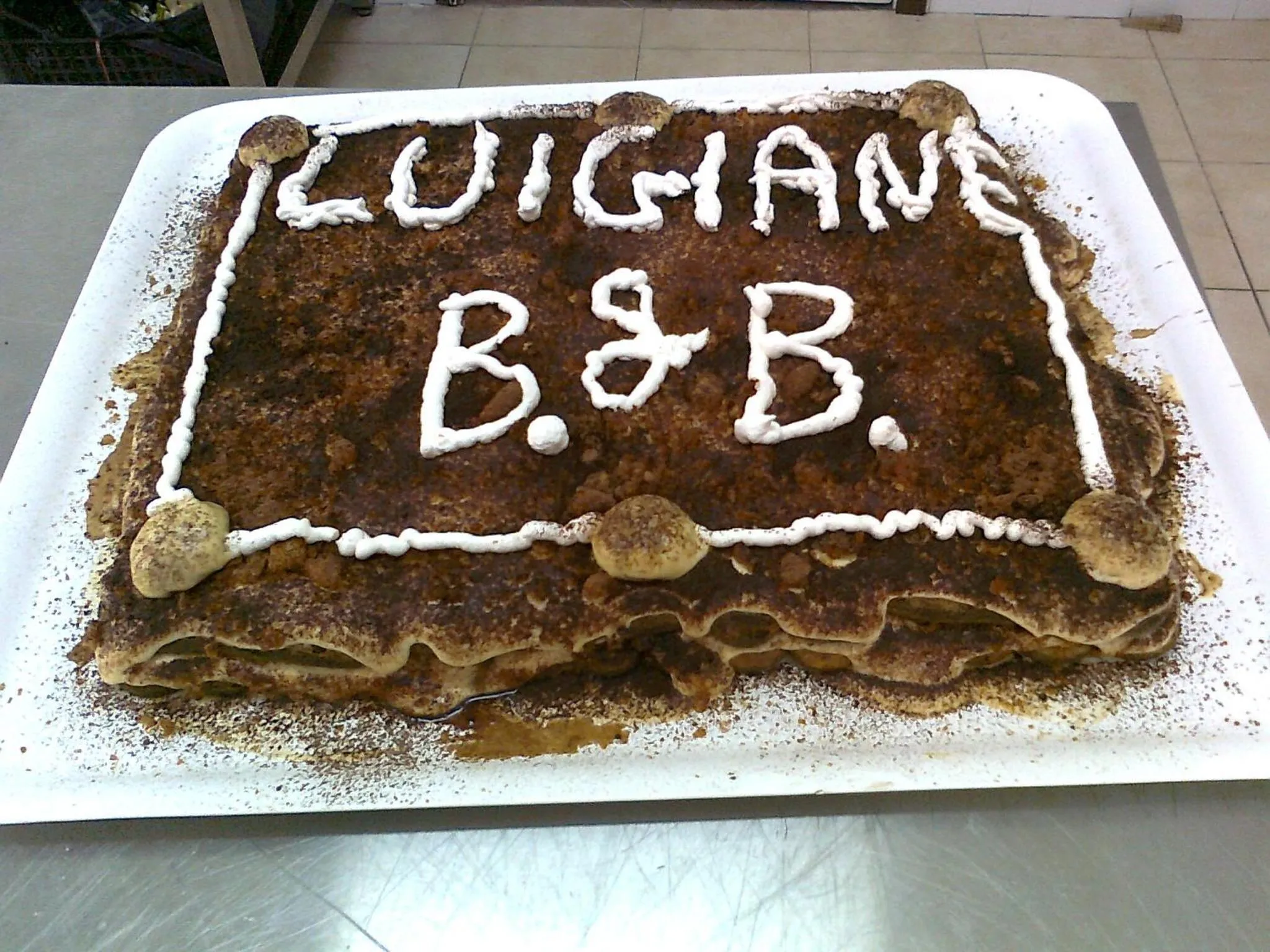 Food in Luigiane B&B