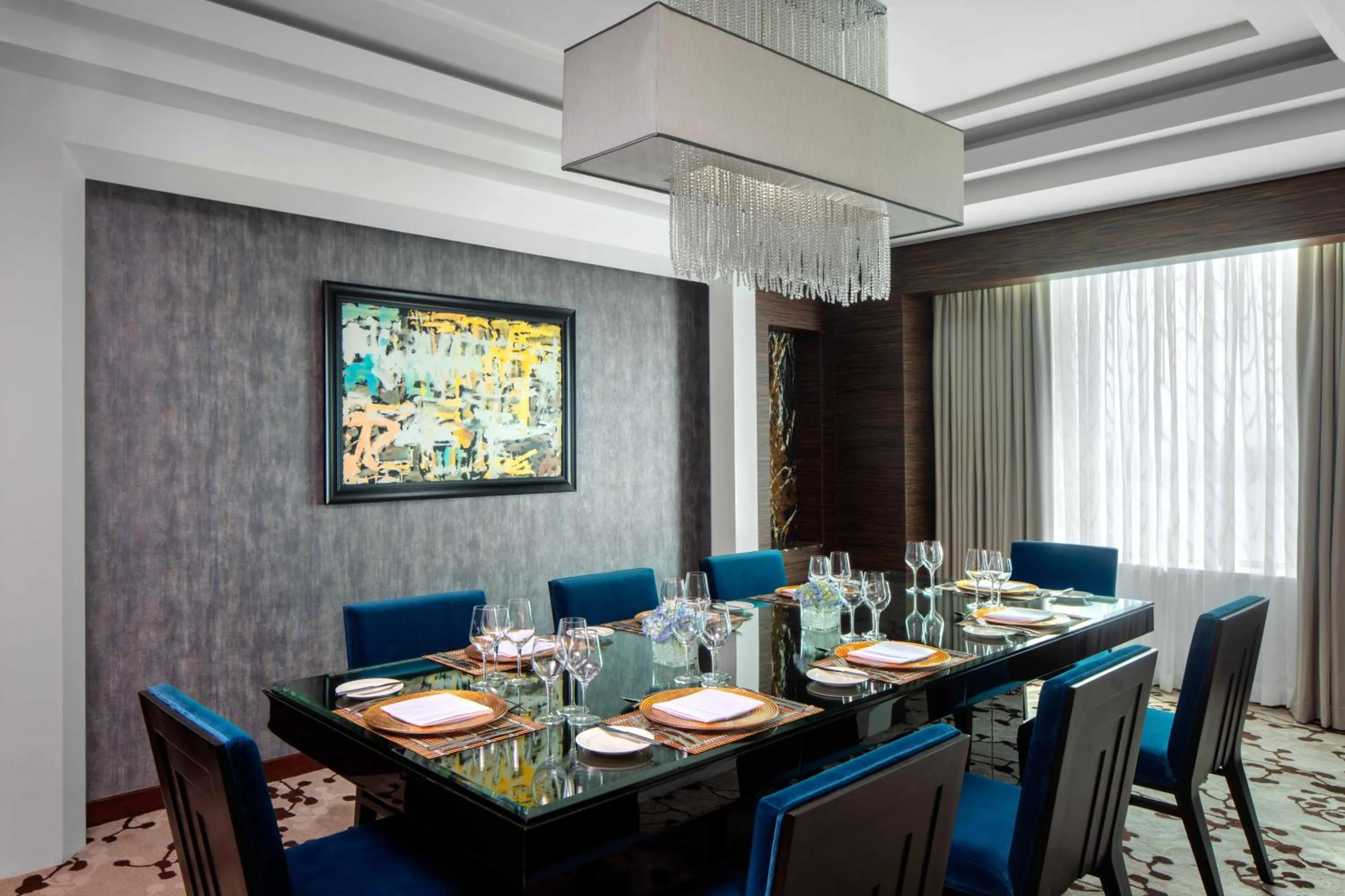 Dining area in Radisson Blu Cebu