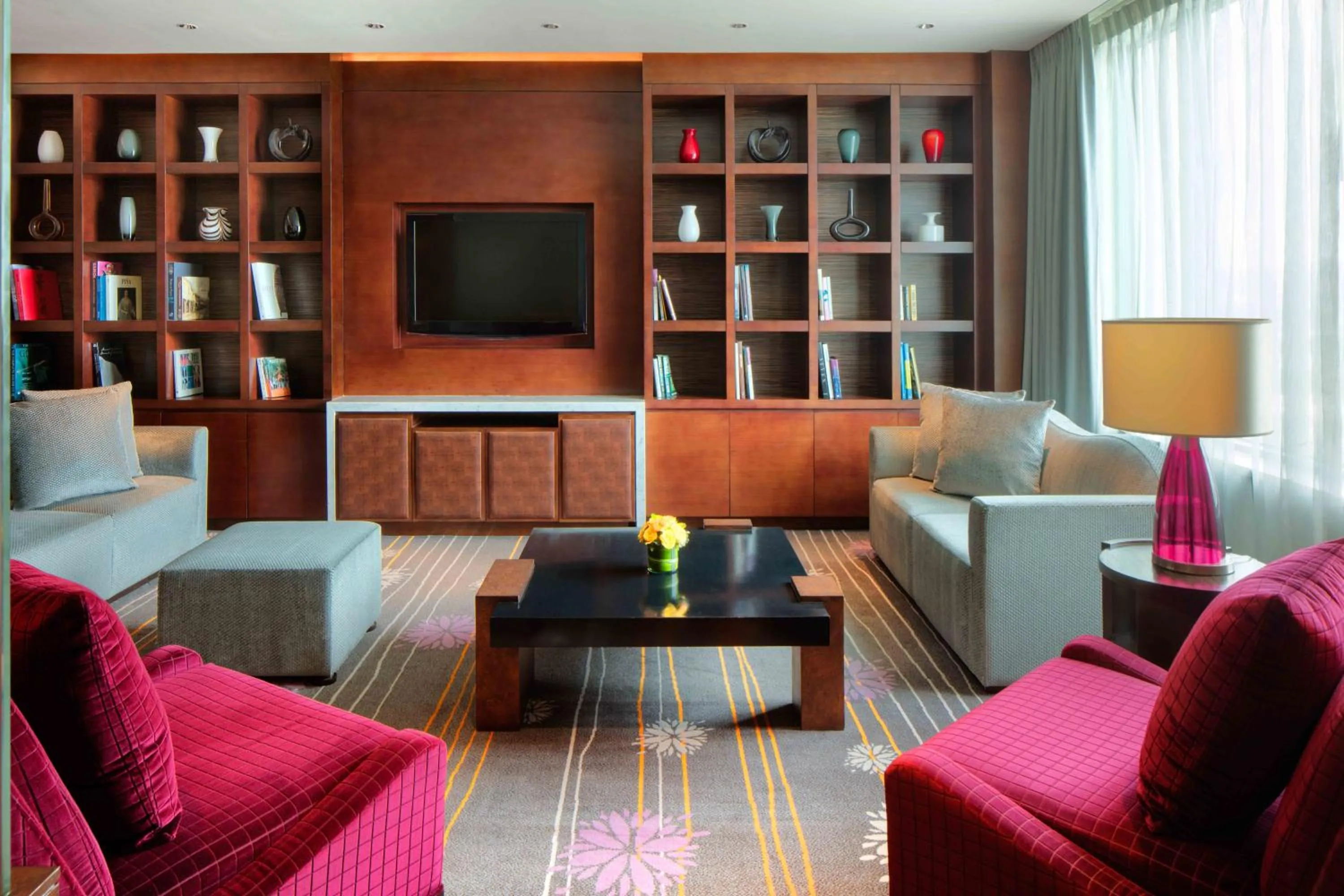 Communal lounge/ TV room in Radisson Blu Cebu