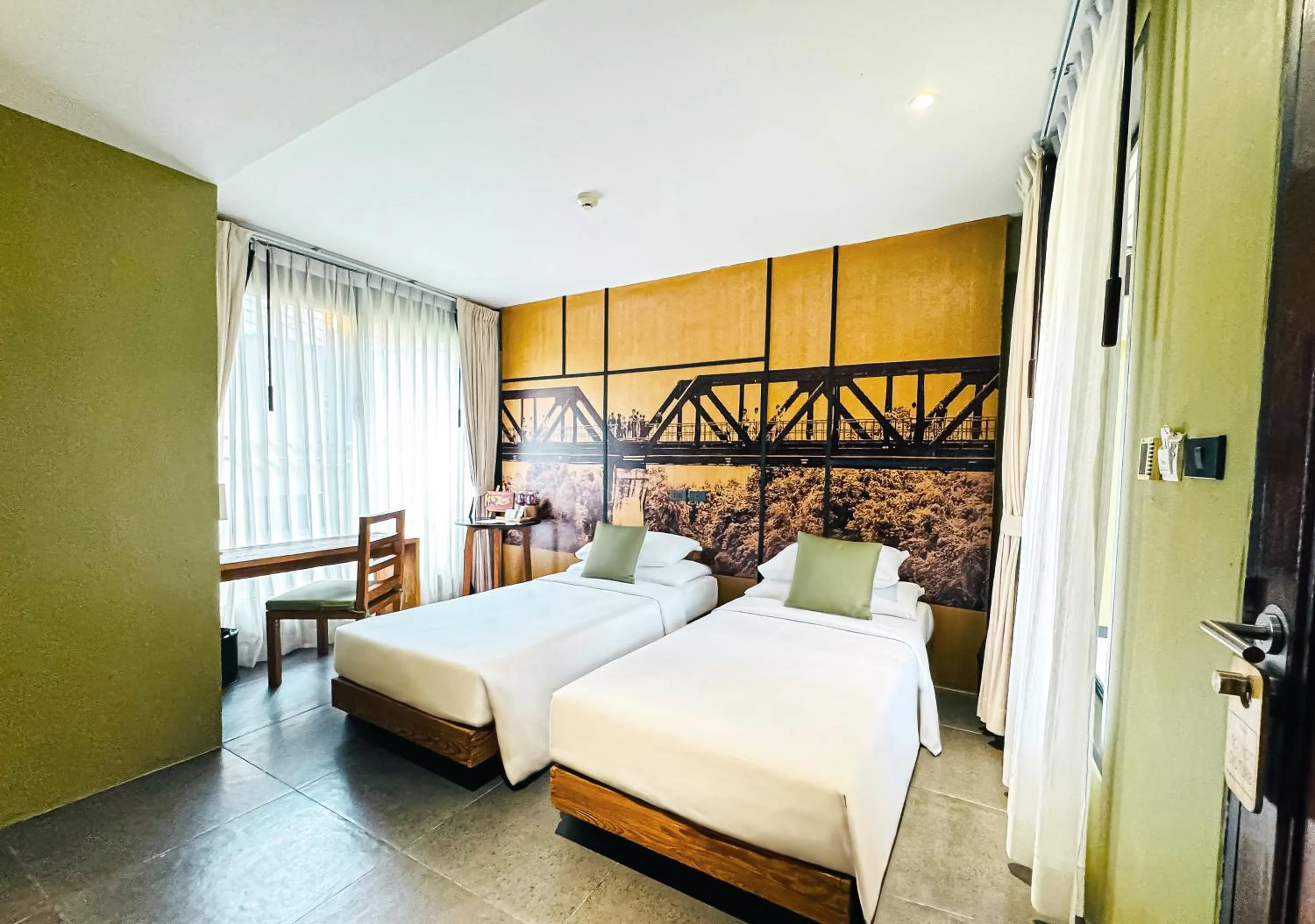 Bed in U Inchantree Kanchanaburi