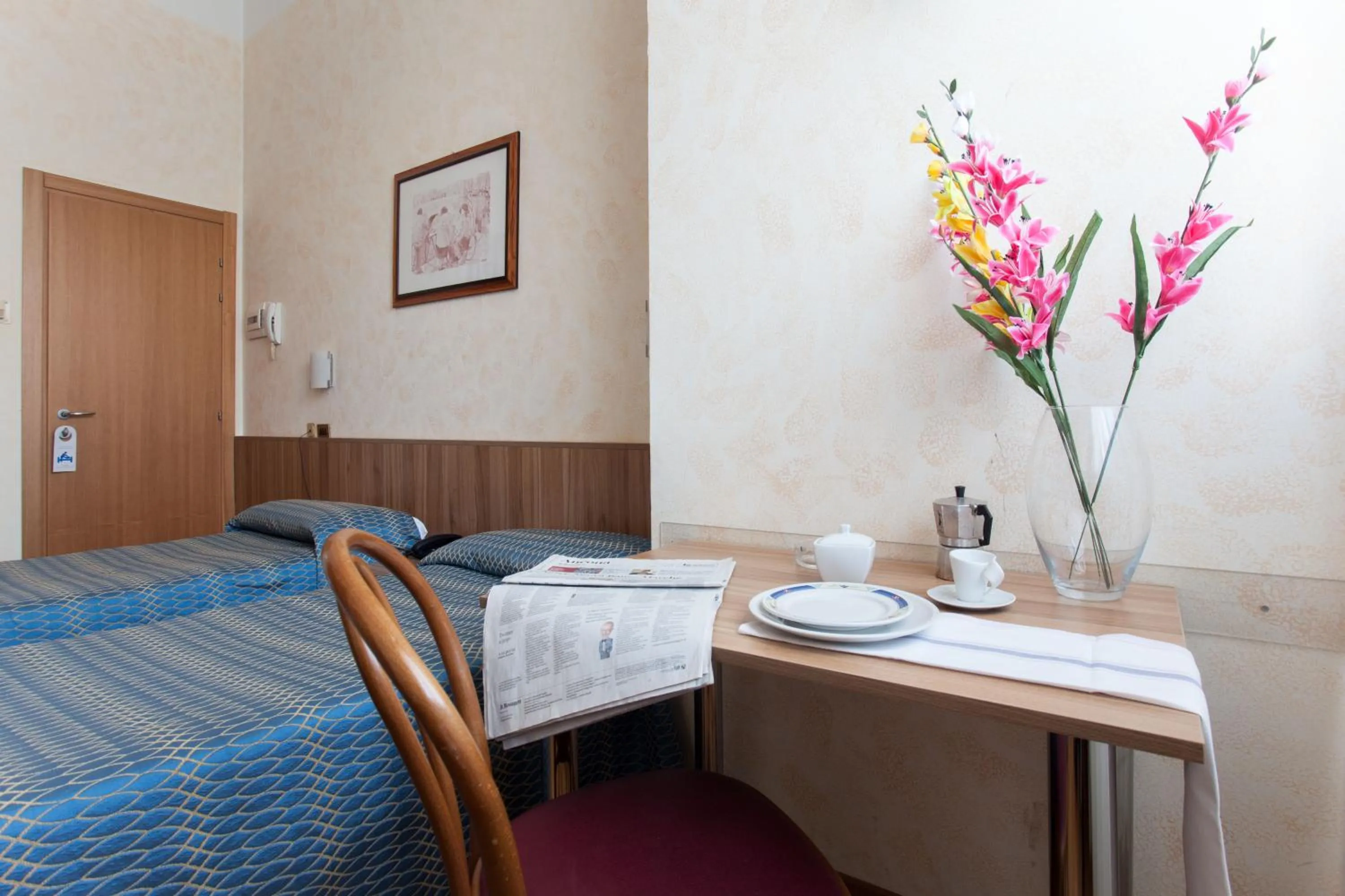 Decorative detail, Bed in Residence Lepontina