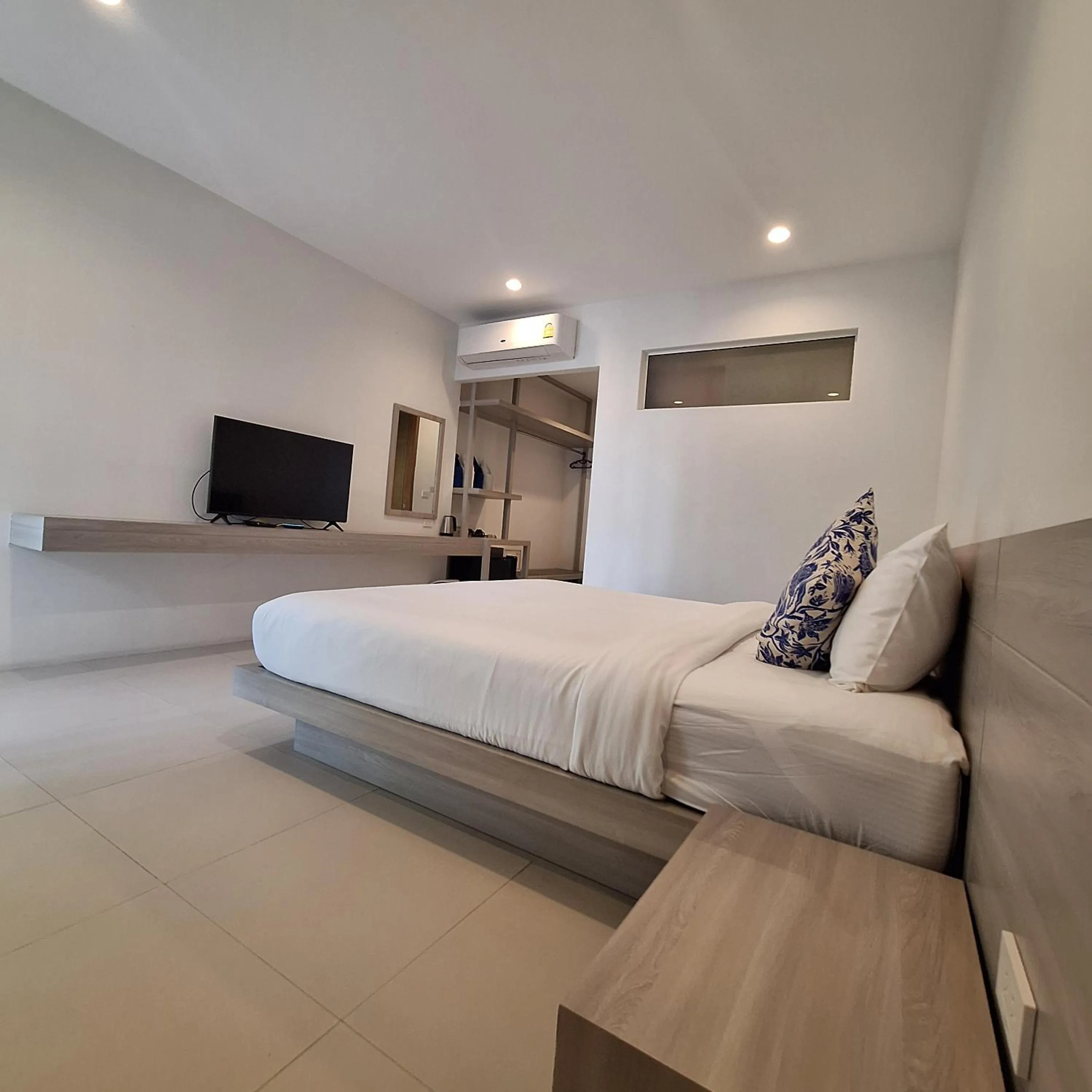 Bed in Baanfah Resort Samui