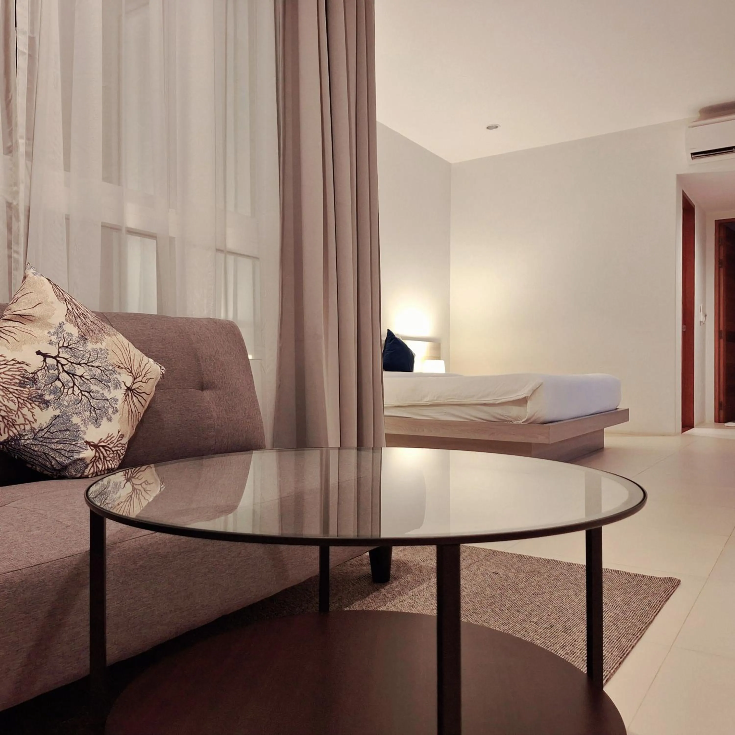 Seating area in Baanfah Resort Samui