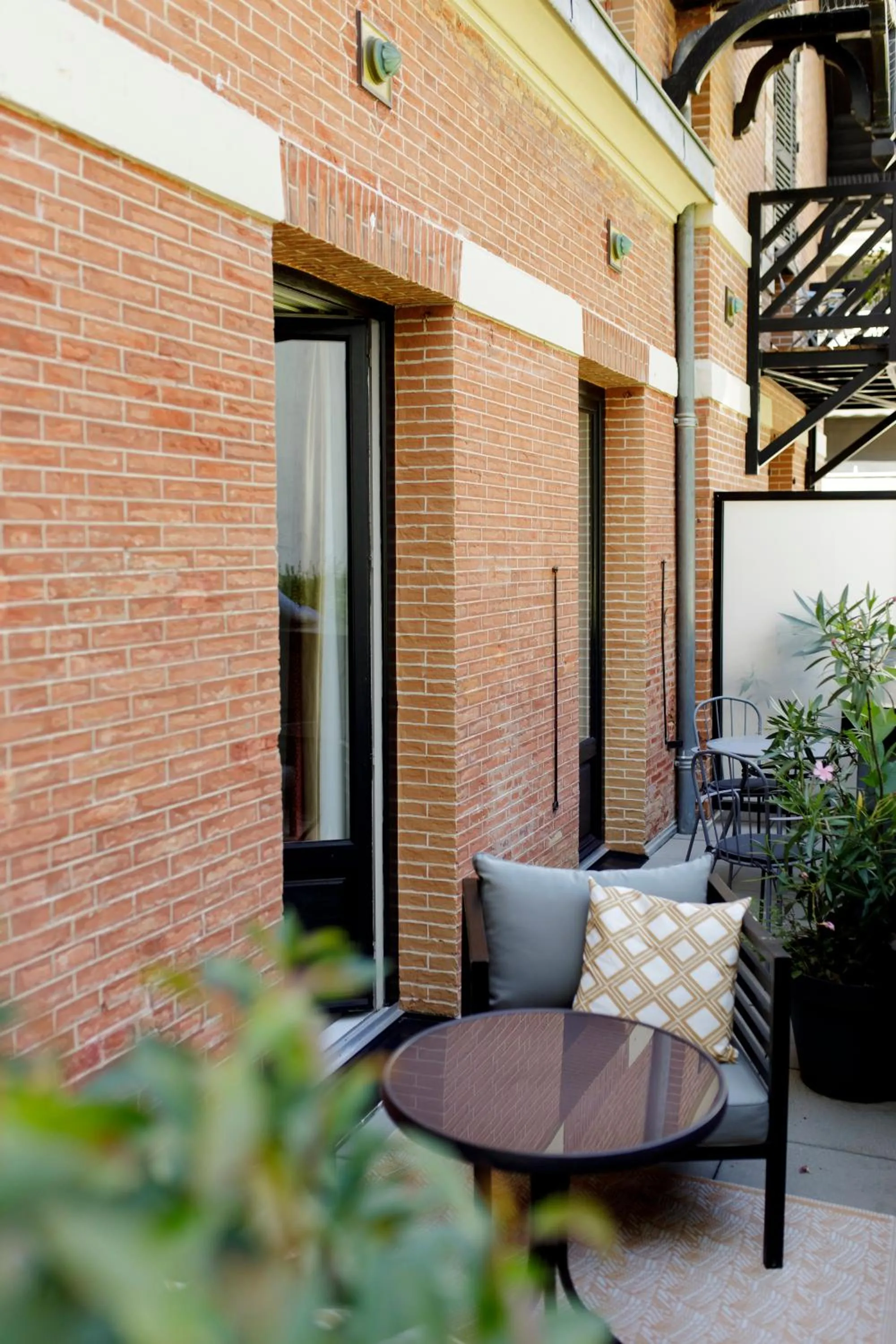 Balcony/Terrace in Maison Decoret - Relais & Châteaux