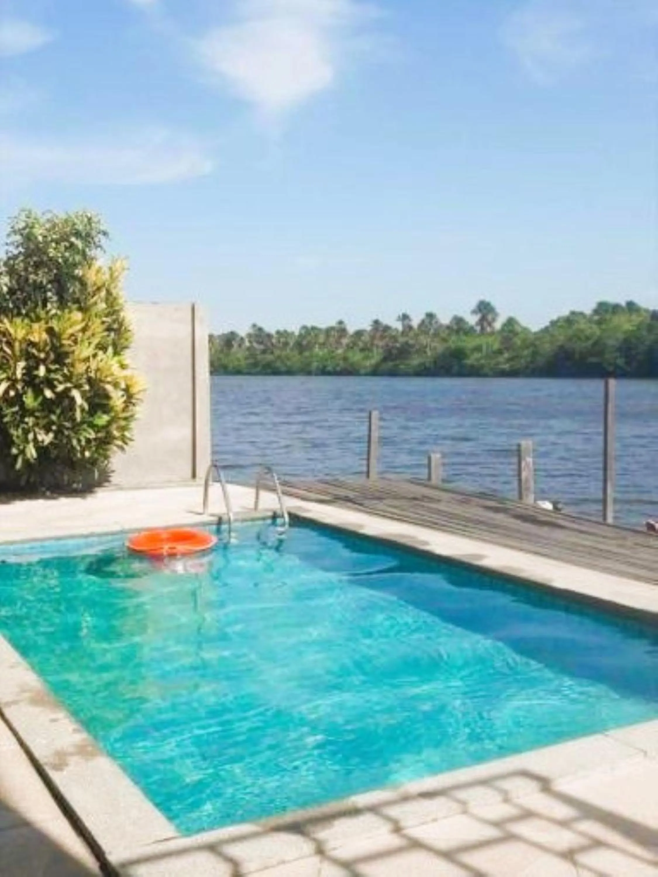 Patio in Hotel Beira Rio Preguiças