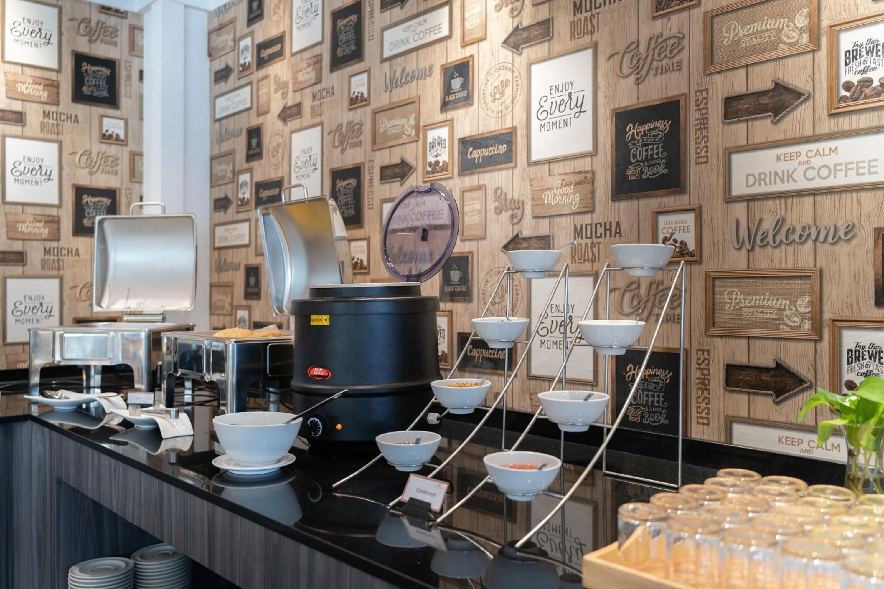 Buffet breakfast in Heeton Concept Hotel Pattaya by Compass Hospitality