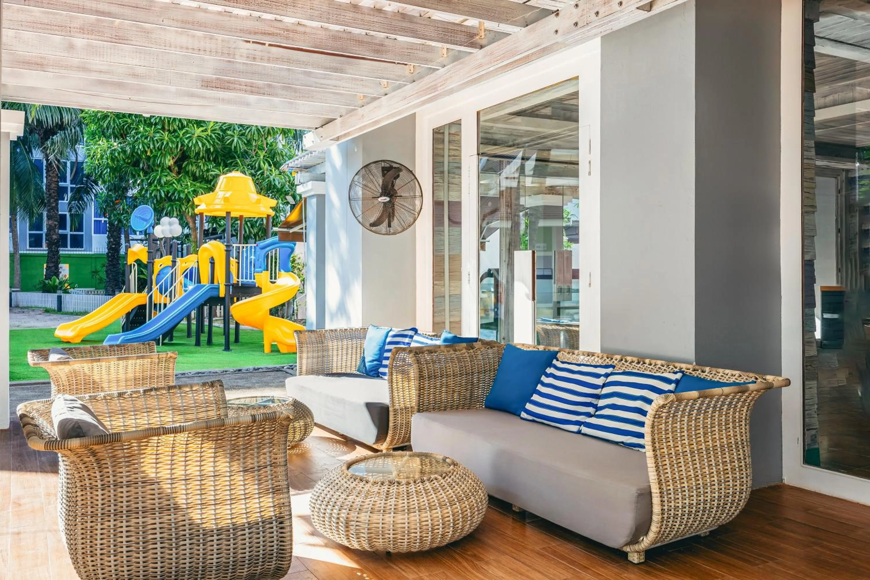 Children play ground in Heeton Concept Hotel Pattaya by Compass Hospitality