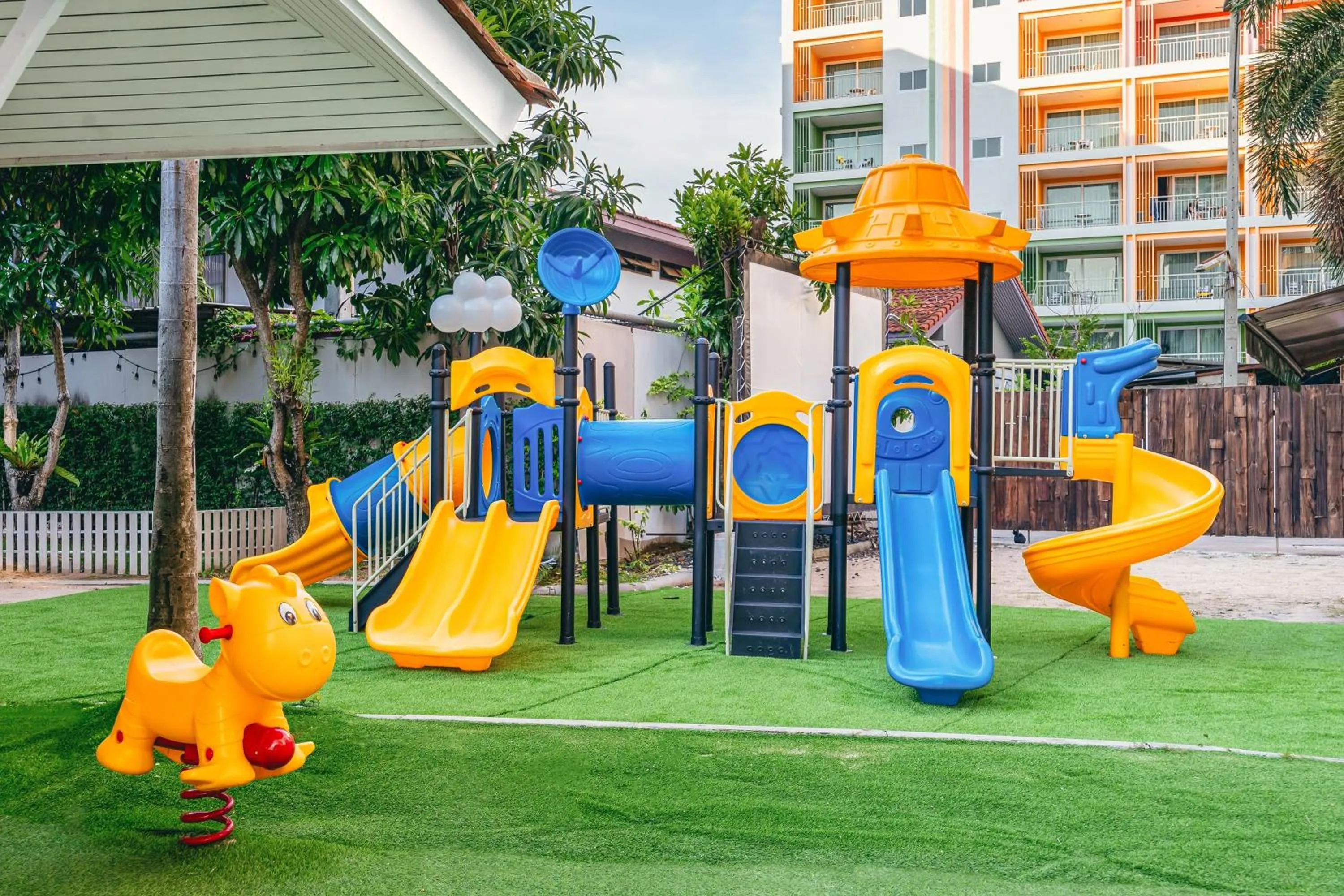 Children play ground in Heeton Concept Hotel Pattaya by Compass Hospitality