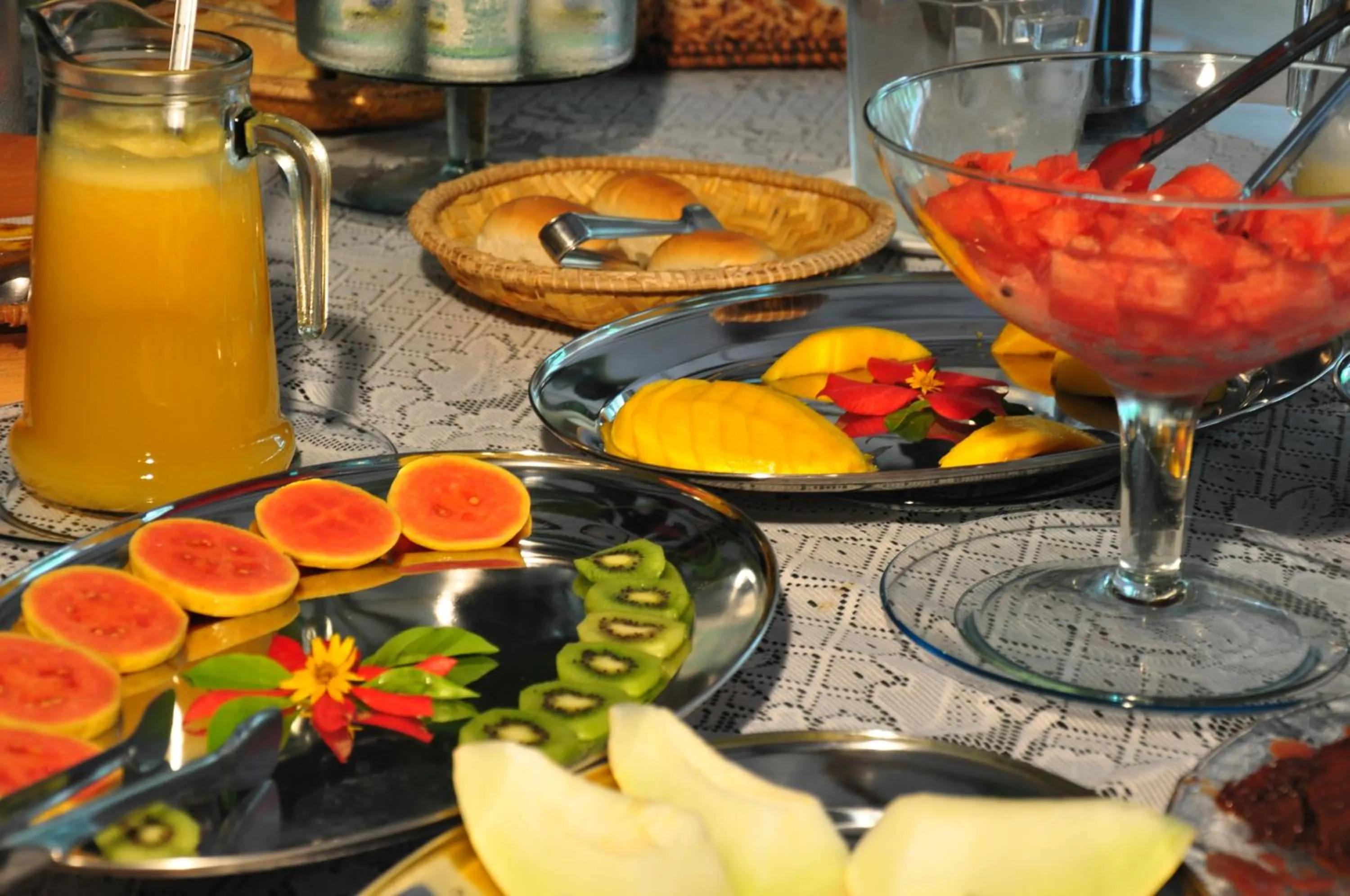 Breakfast in Pousada Águas de Parati