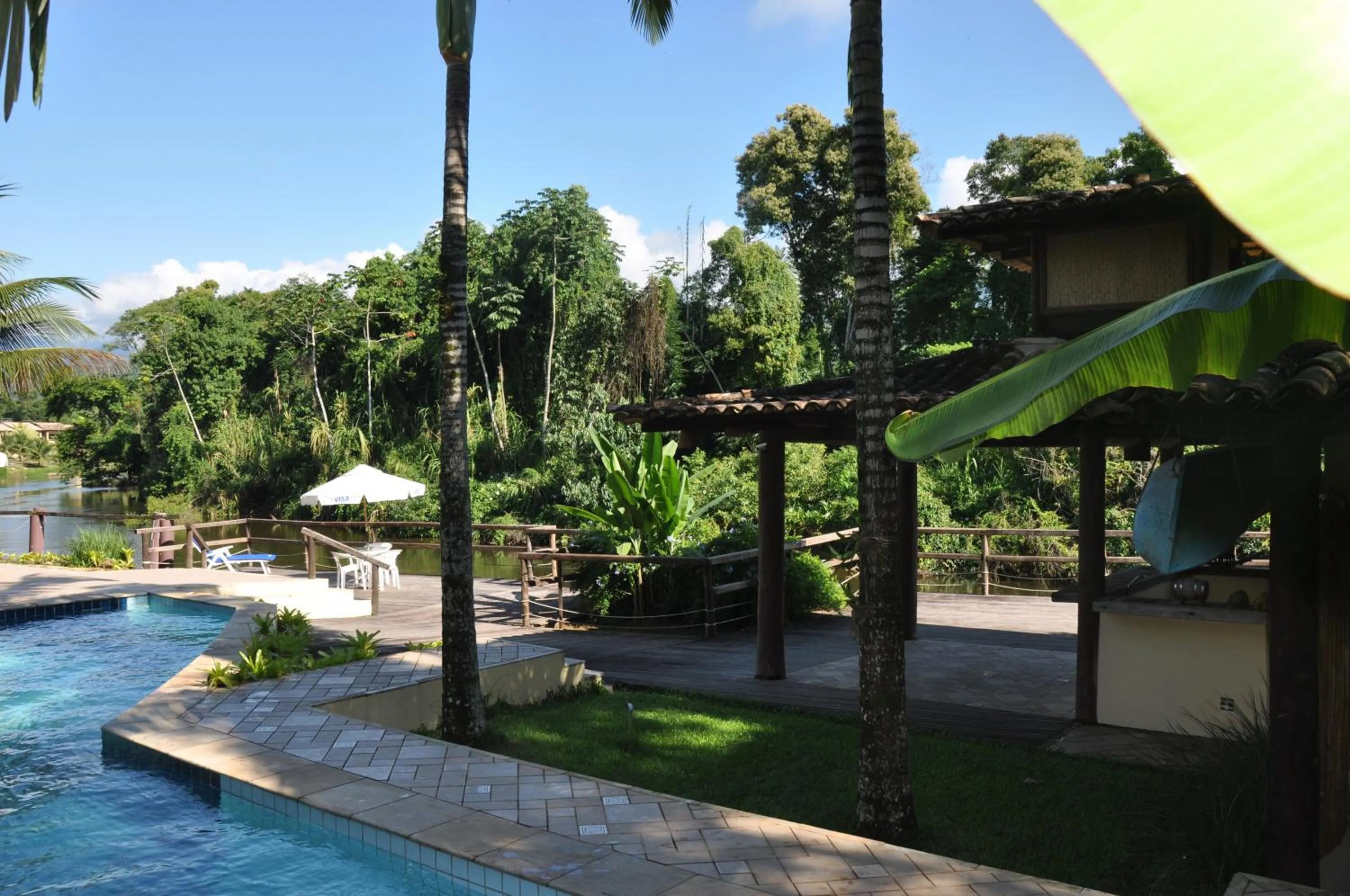 On site in Pousada Águas de Parati