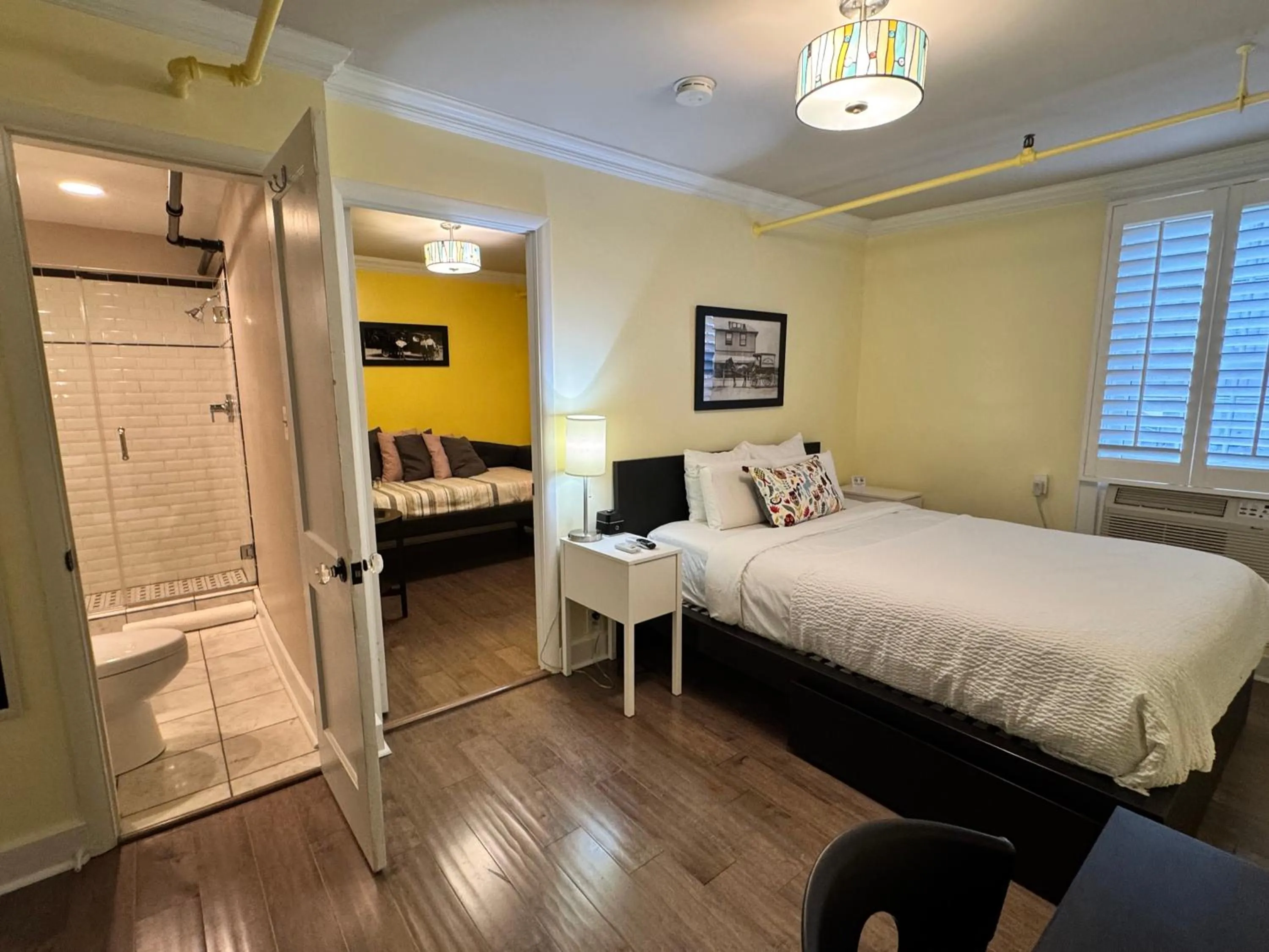 Bed in The Sherman Inn