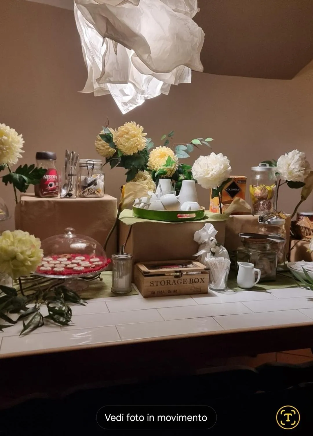 Food and drinks in Bed morelli 49 , chiaia