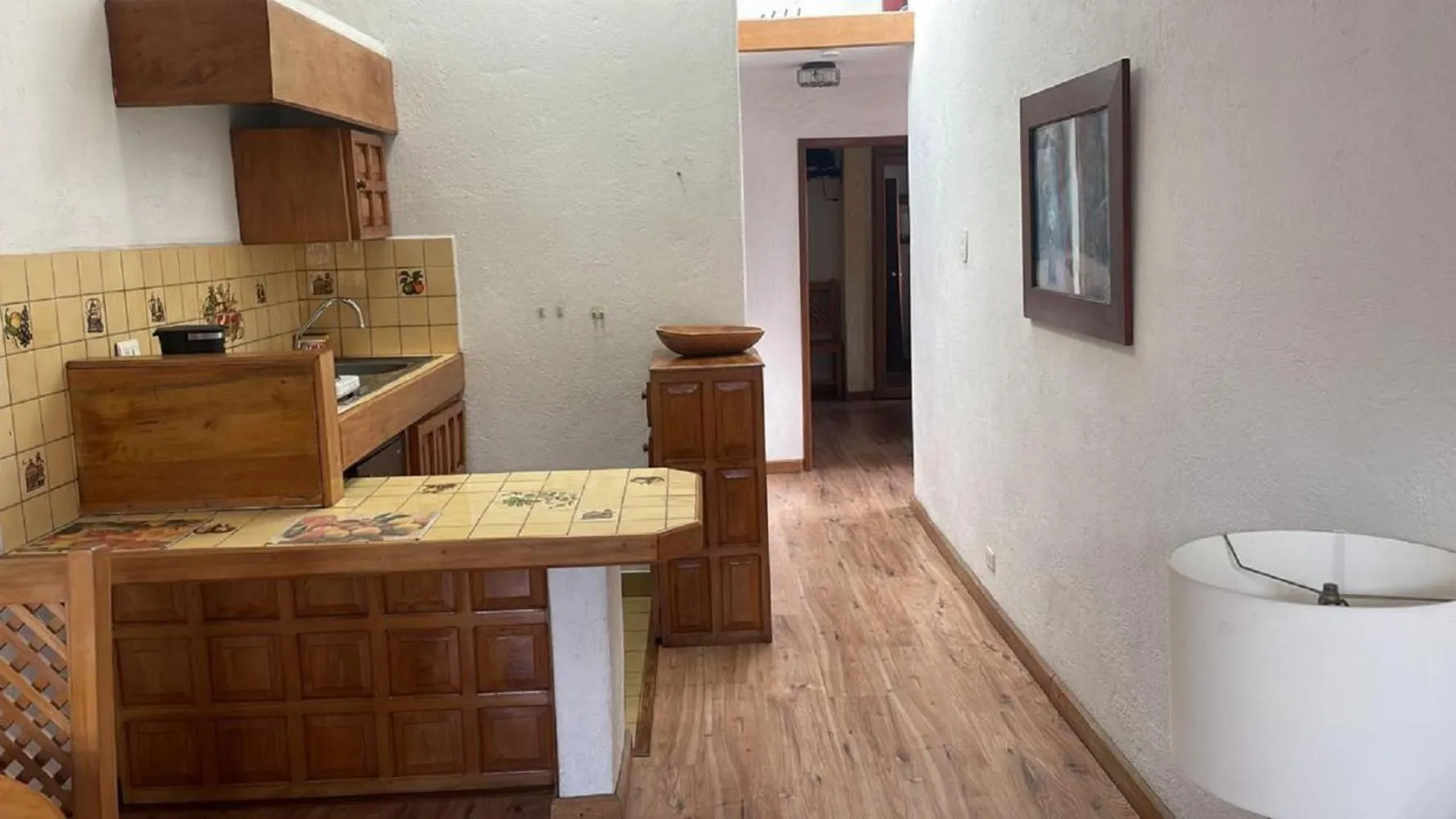 Kitchen or kitchenette in Boutique Hotel Antinea