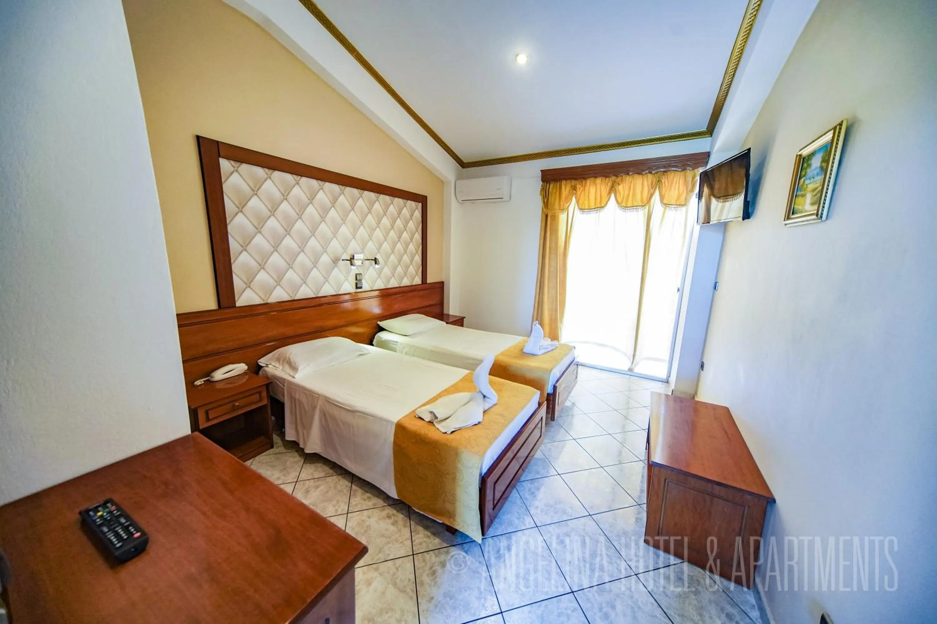 Bedroom, Bed in Angelina Hotel & Apartments