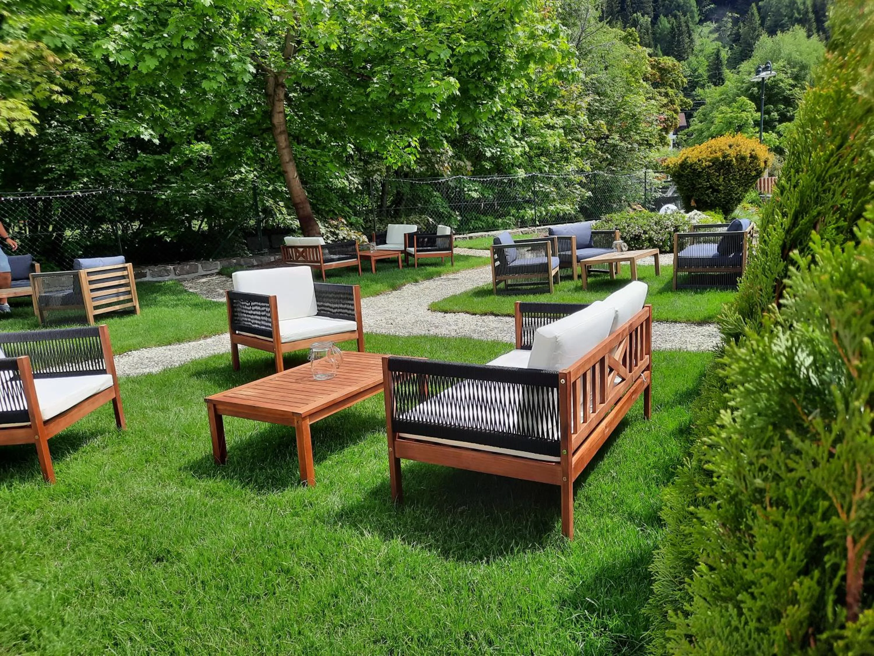 Garden in Hotel Bergkristall