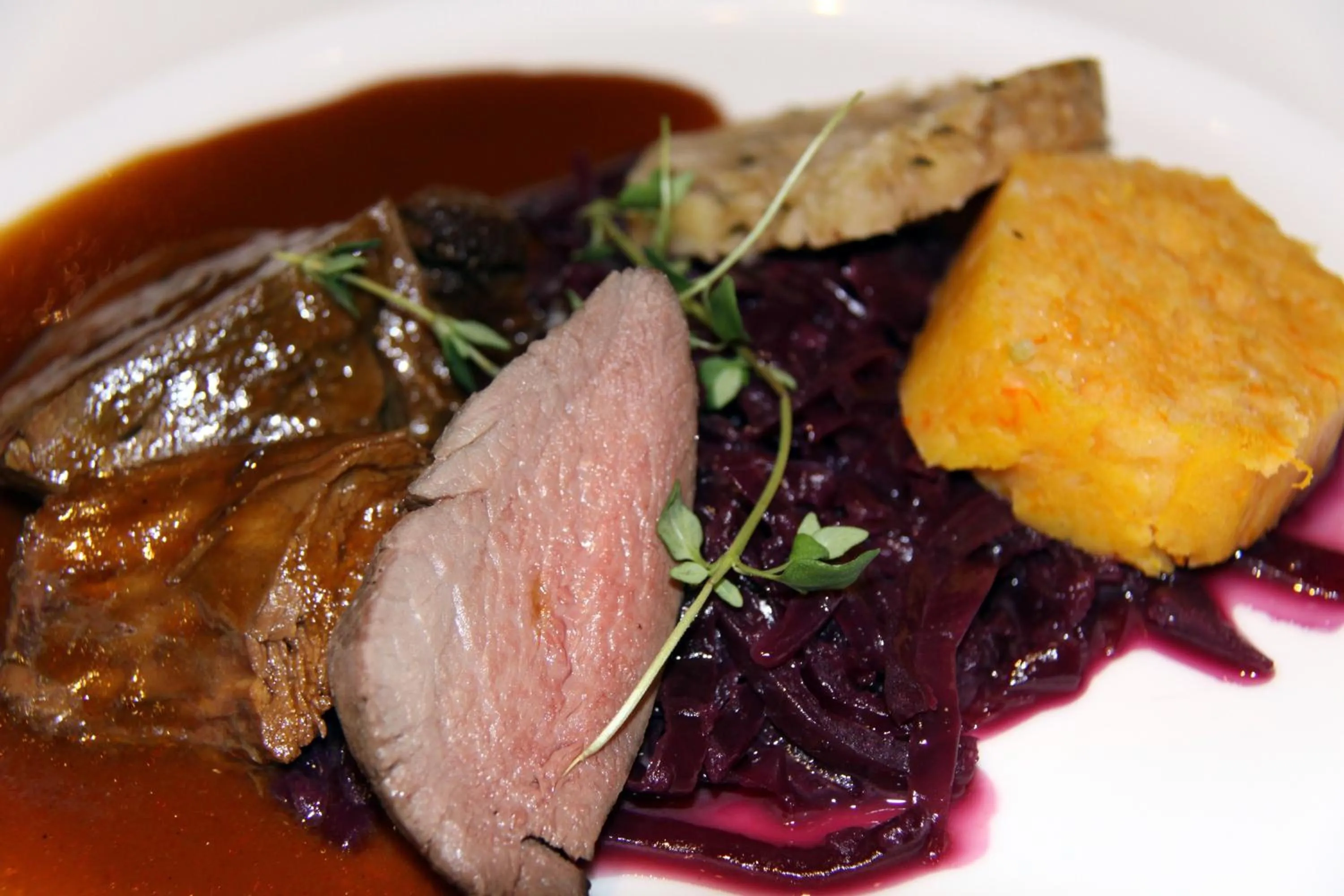 Food close-up in Hotel Bergkristall