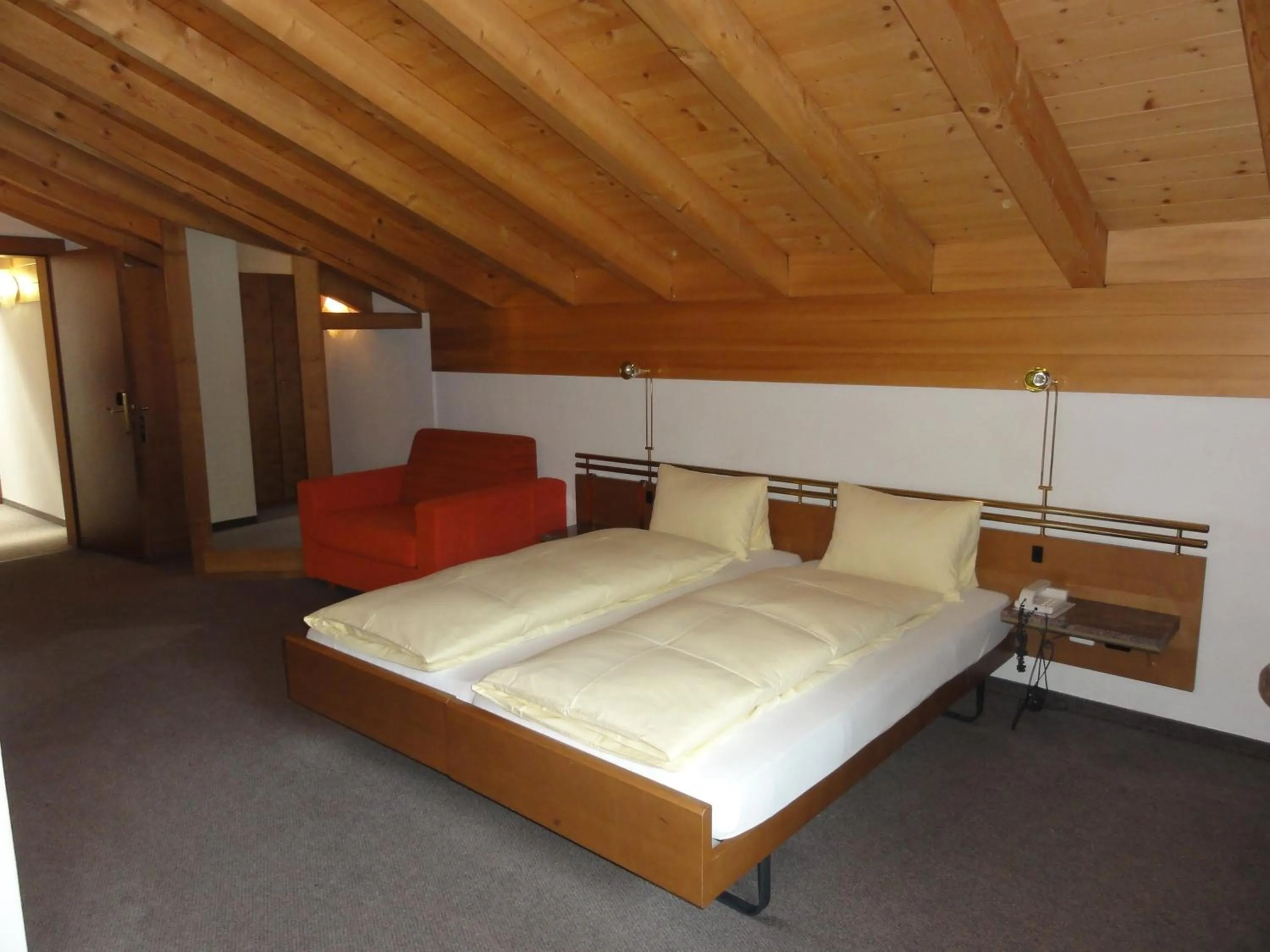 Bed in Hotel Steinbock Grindelwald