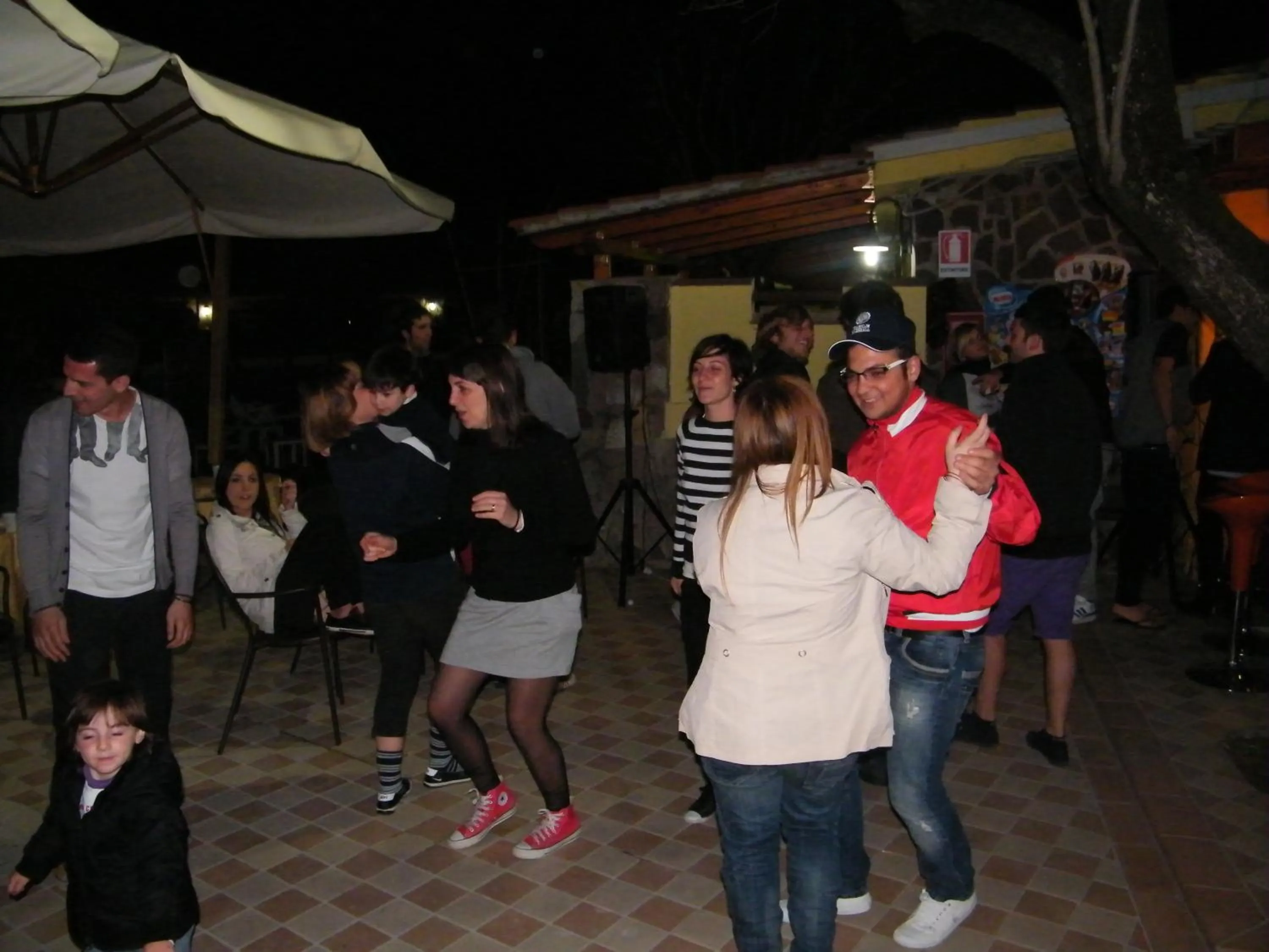 group of guests in Hotel Villaggio Tabù