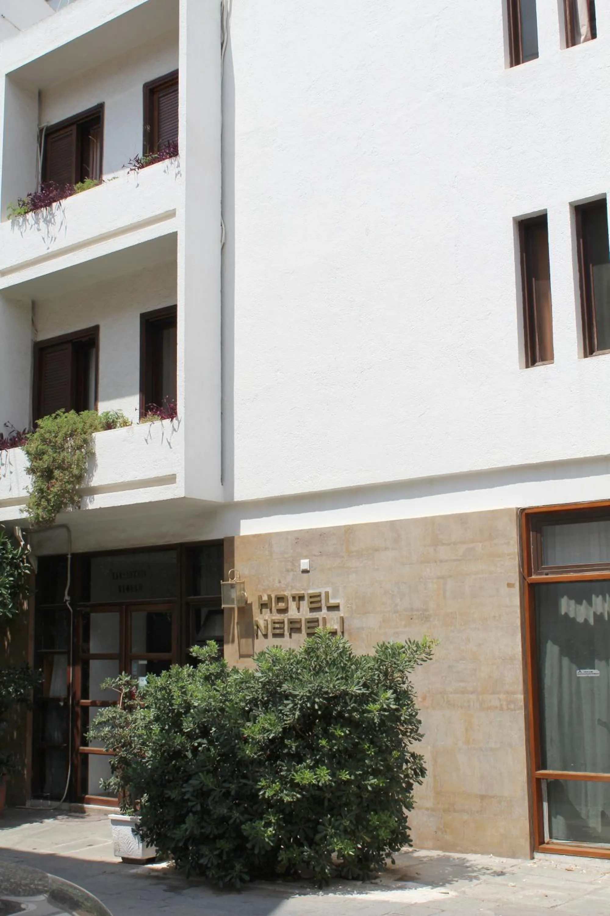 Facade/entrance in Nefeli Hotel