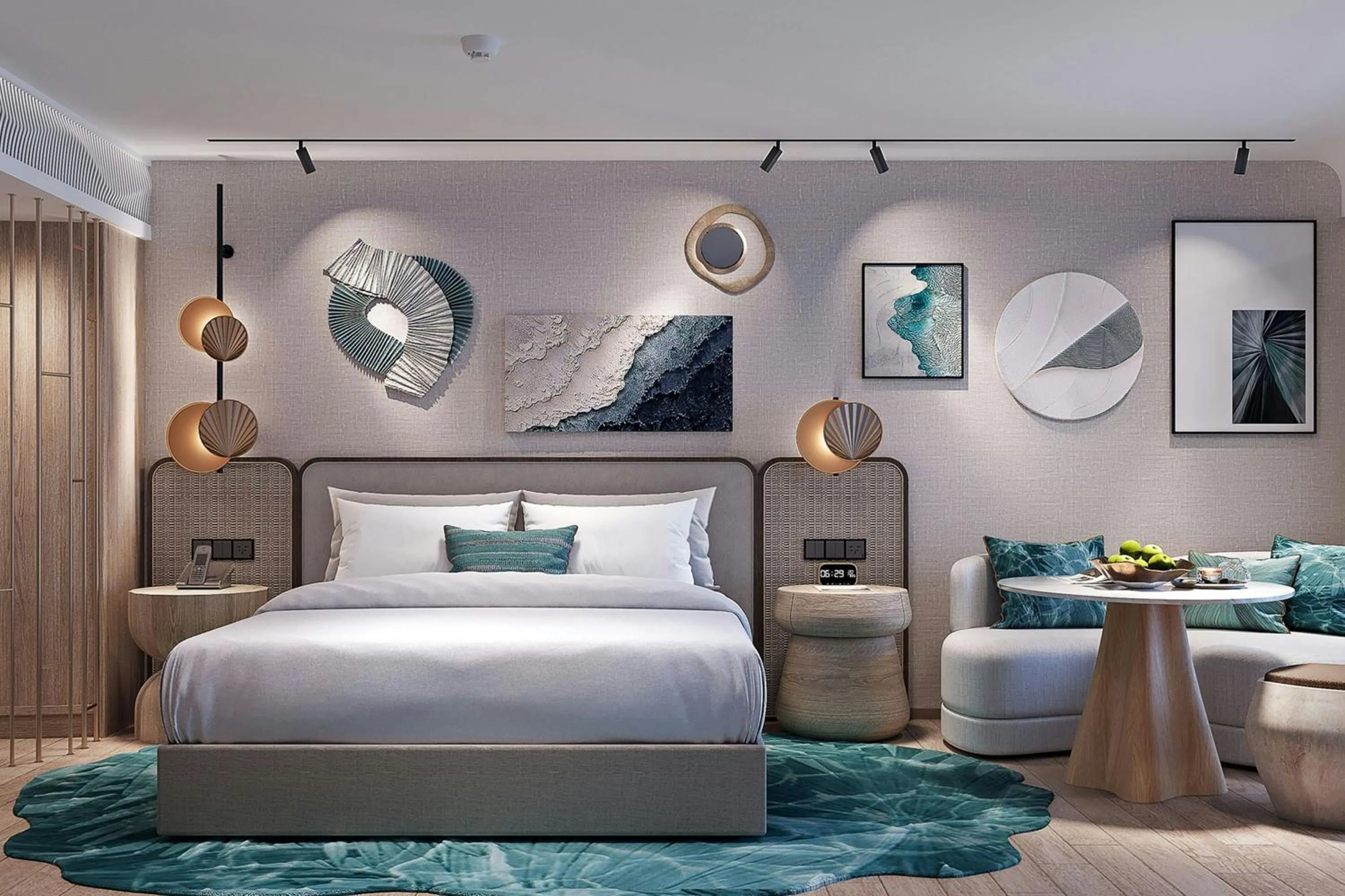 Photo of the whole room, Bed in Pattaya Marriott Resort and Spa