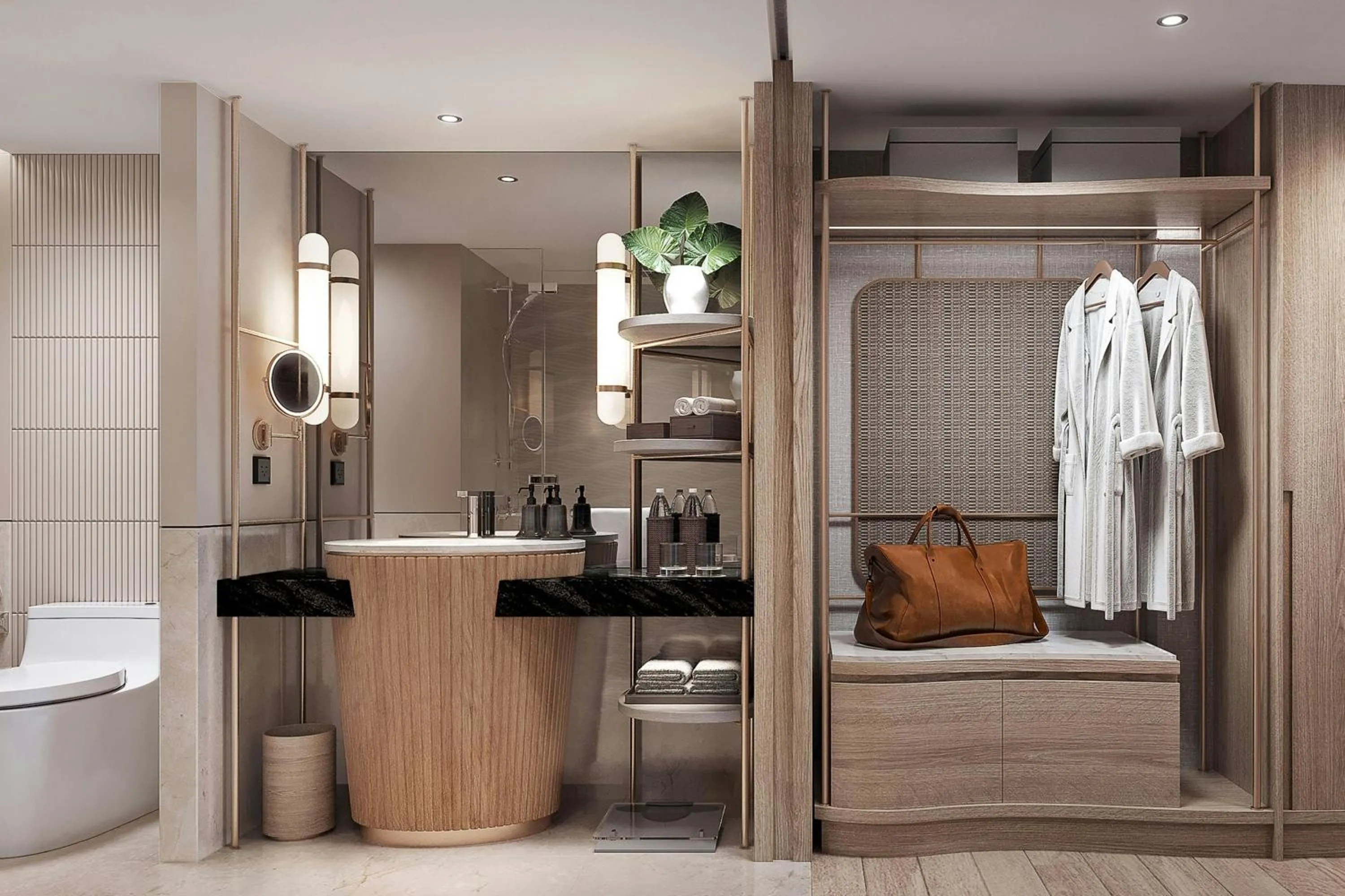 Bathroom in Pattaya Marriott Resort and Spa