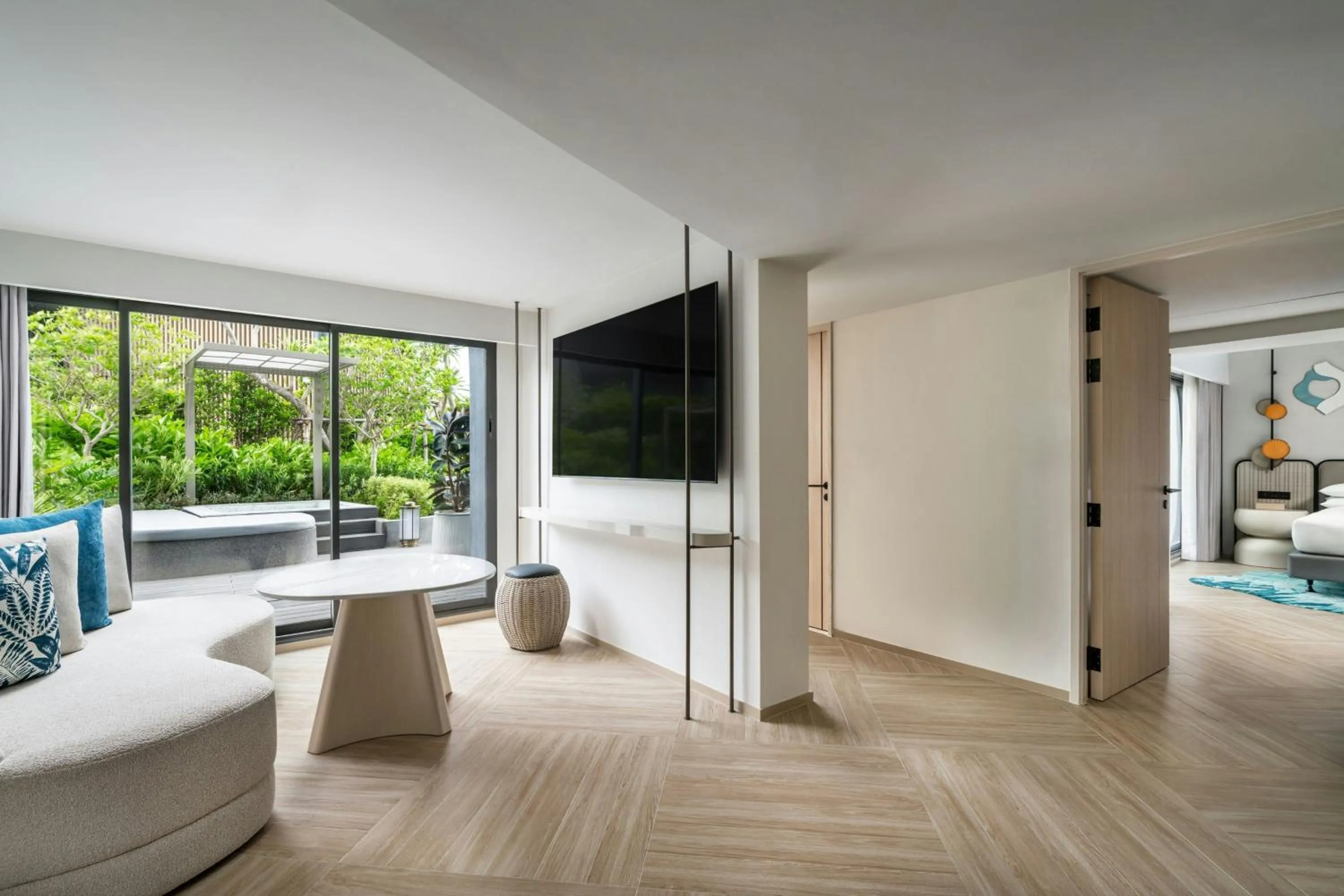 Living room in Pattaya Marriott Resort and Spa