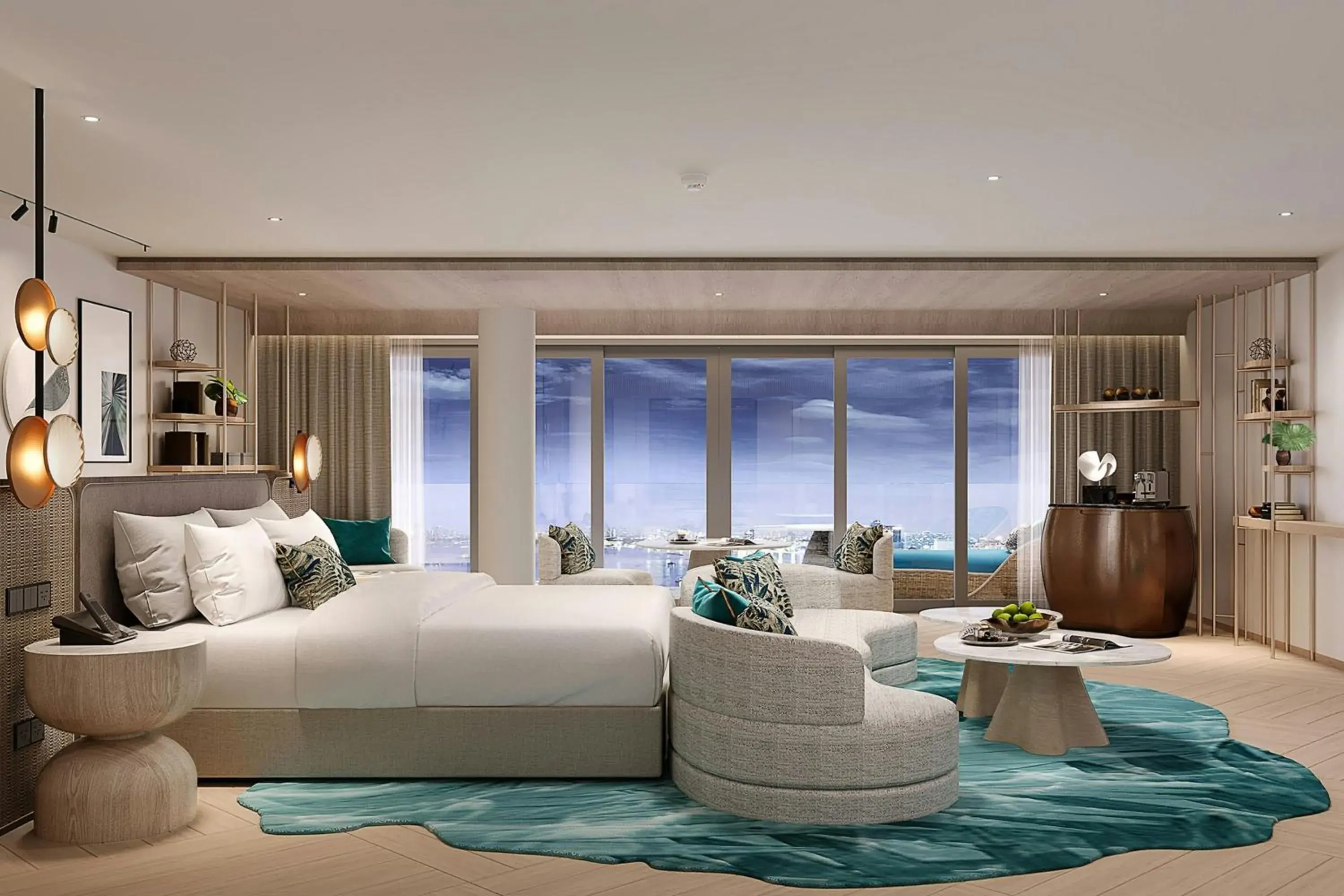 Sunset Suite, 1 King, Sea View, Balcony in Pattaya Marriott Resort and Spa Sunset Suite, 1 King, Sea View, Balcony in Pattaya Marriott Resort and Spa