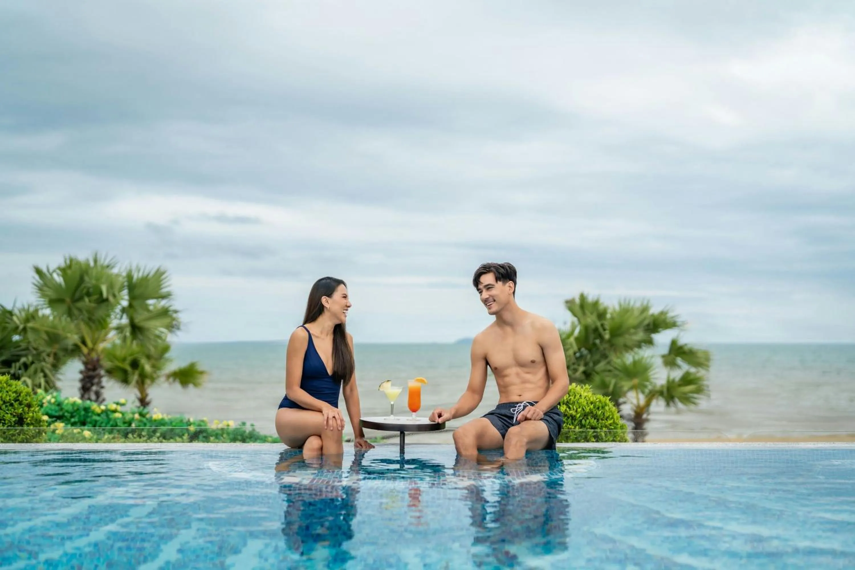Swimming pool in Pattaya Marriott Resort and Spa