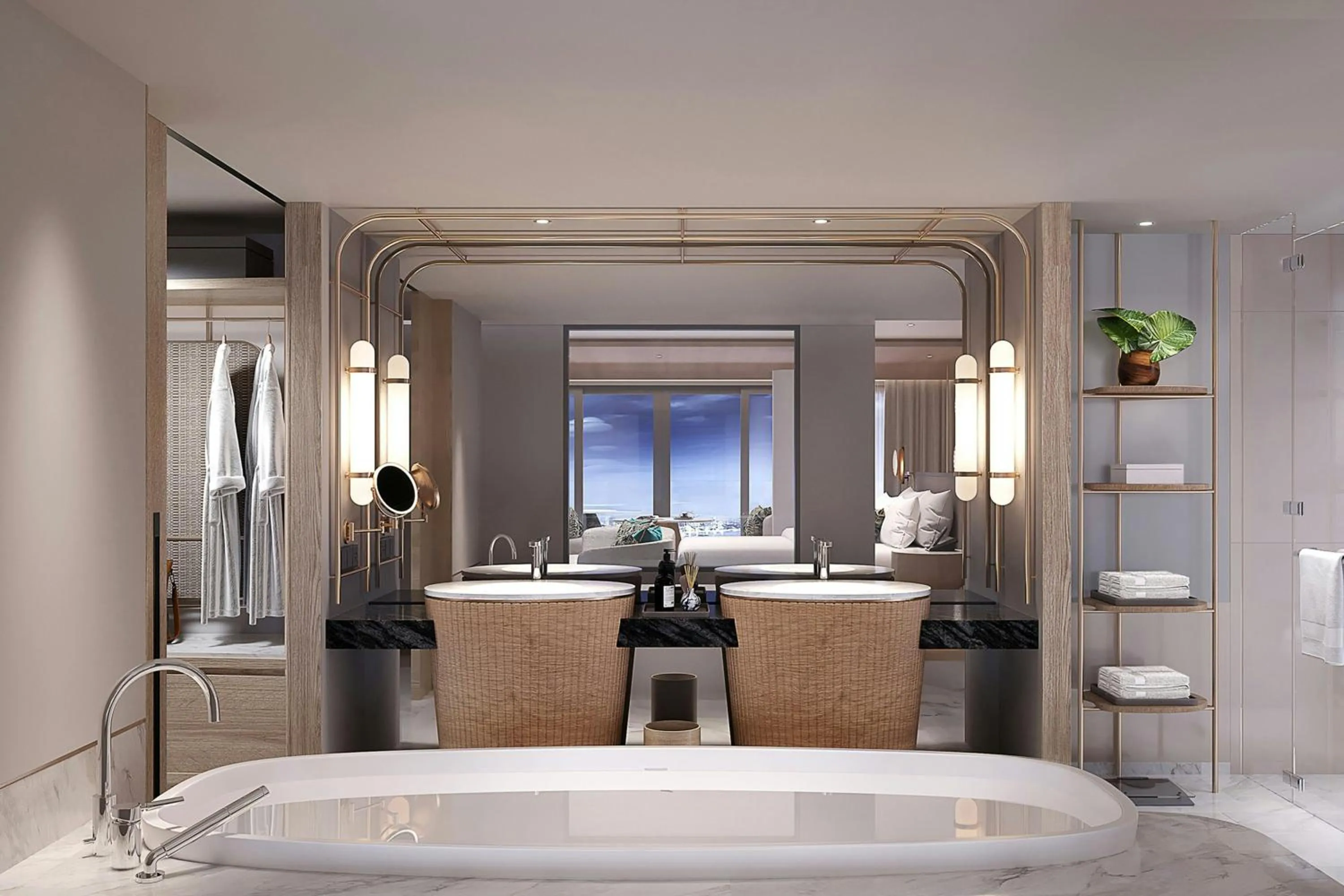 Bathroom in Pattaya Marriott Resort and Spa