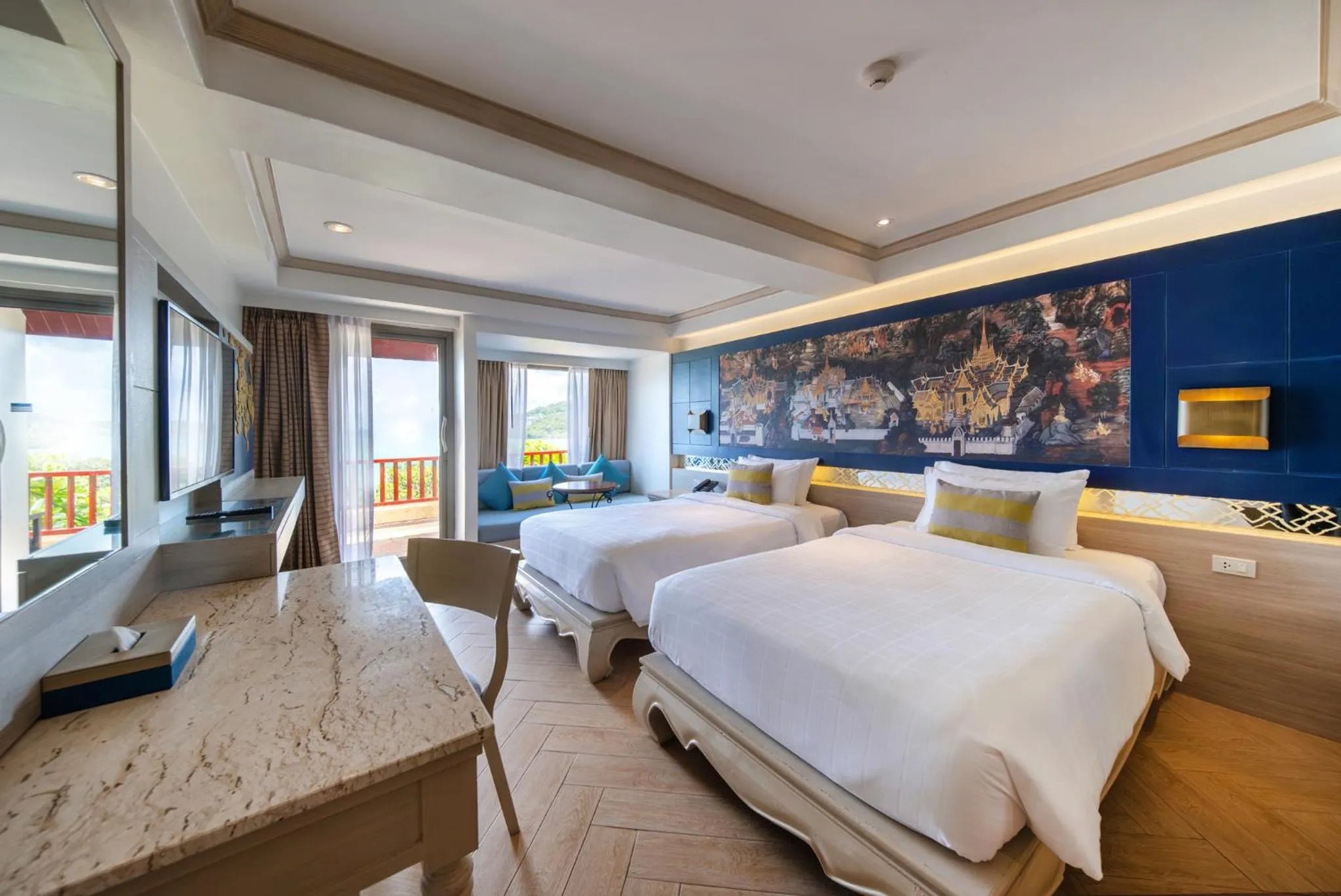 Bedroom, Bed in Novotel Phuket Resort