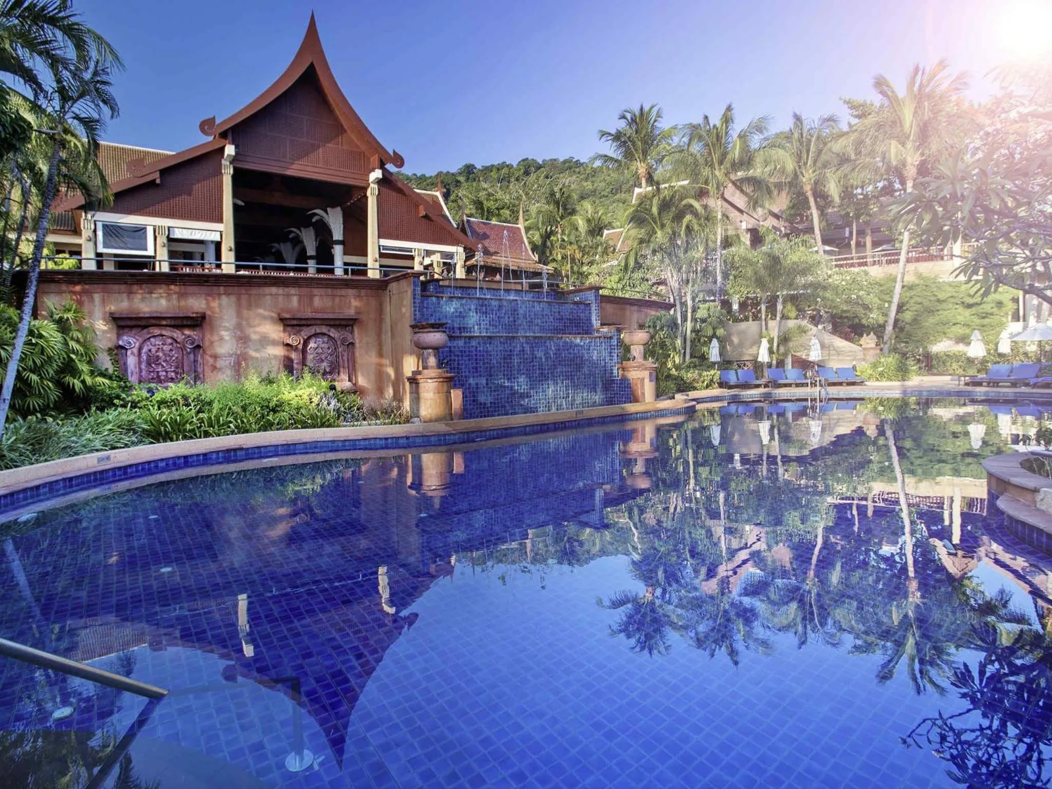 Pool view in Novotel Phuket Resort
